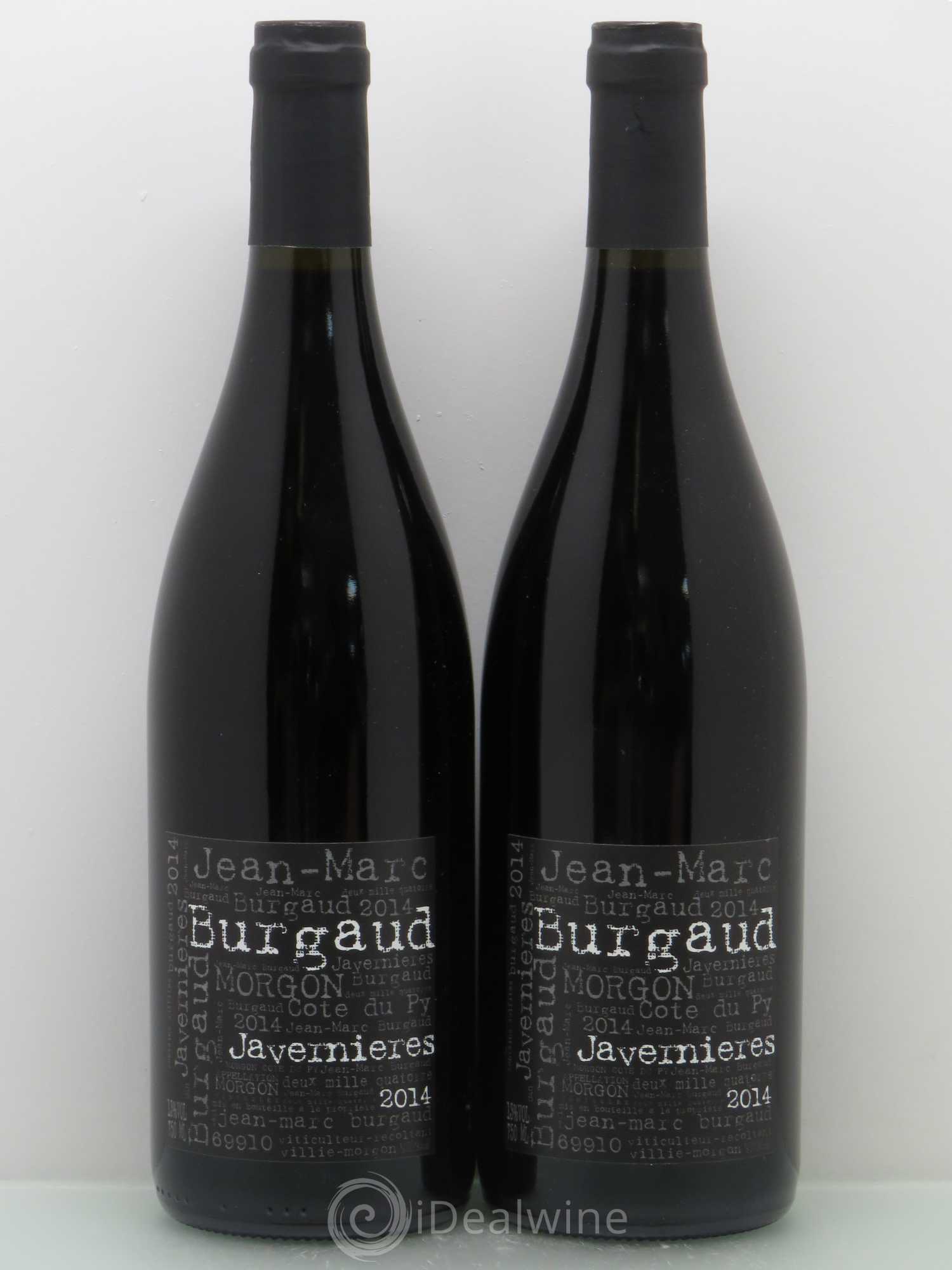 Morgon Côte du Py Javernières Jean-Marc Burgaud (Domaine) 2014 - Lot de 4 bouteilles - 2