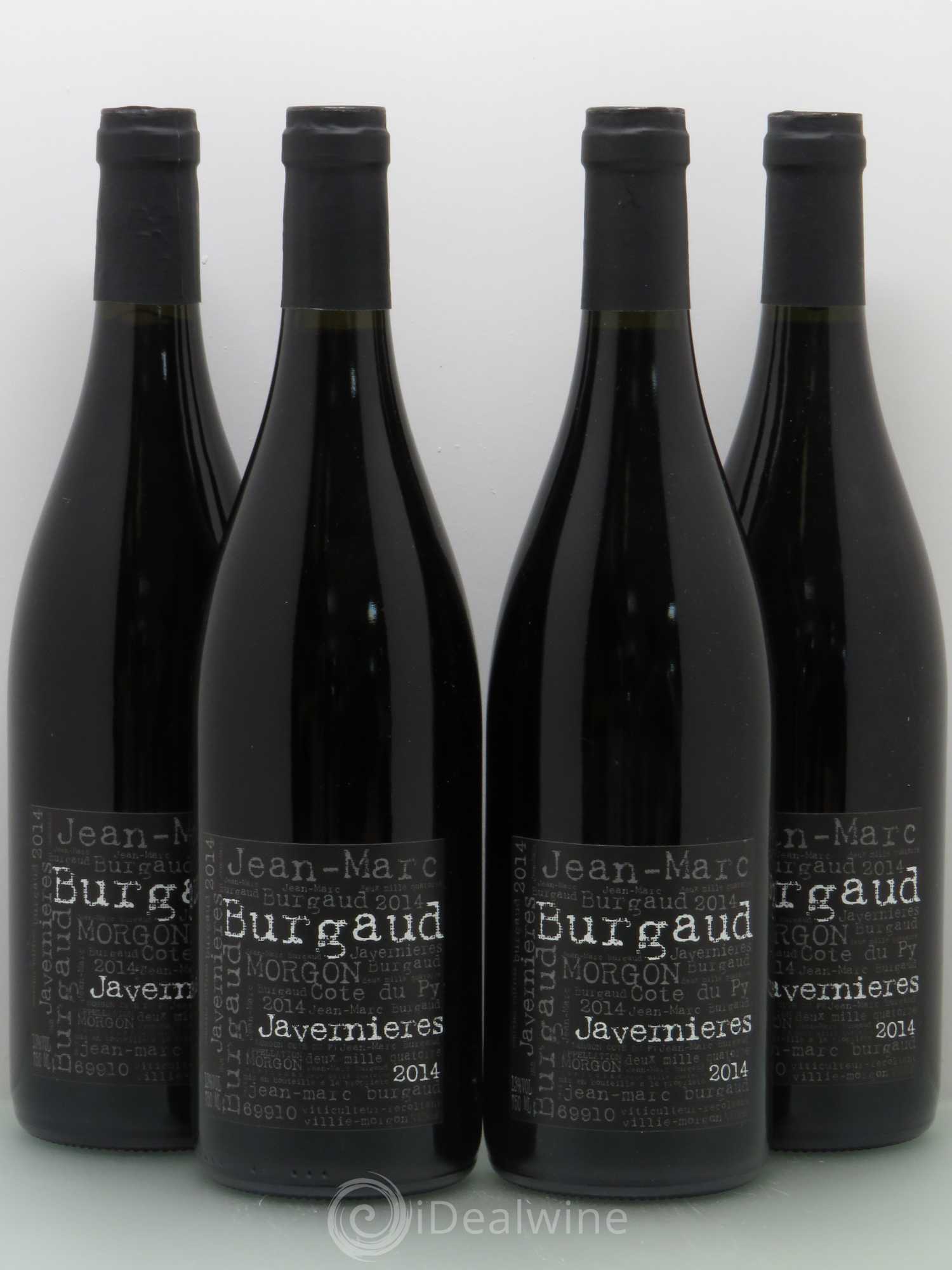Morgon Côte du Py Javernières Jean-Marc Burgaud (Domaine) 2014 - Lot de 4 bouteilles - 0