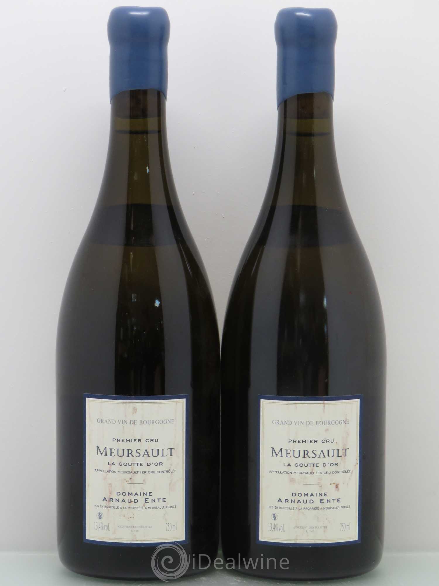 Meursault 1er Cru Arnaud Ente La Goutte D'Or 2006 - Posten von 2 Flaschen - 1