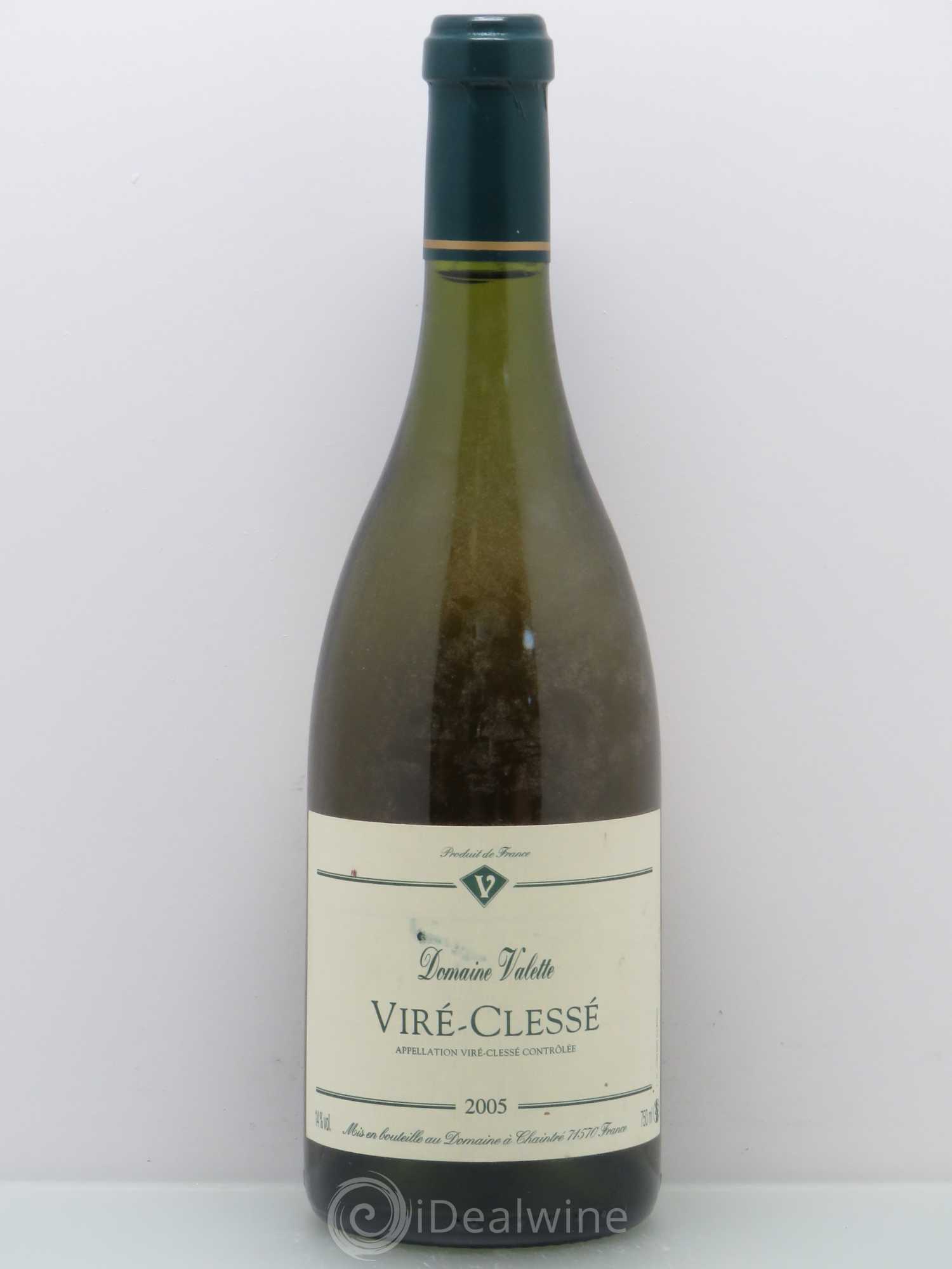 Viré-Clessé Valette (Domaine) 2005 - Lot de 1 bouteille - 0