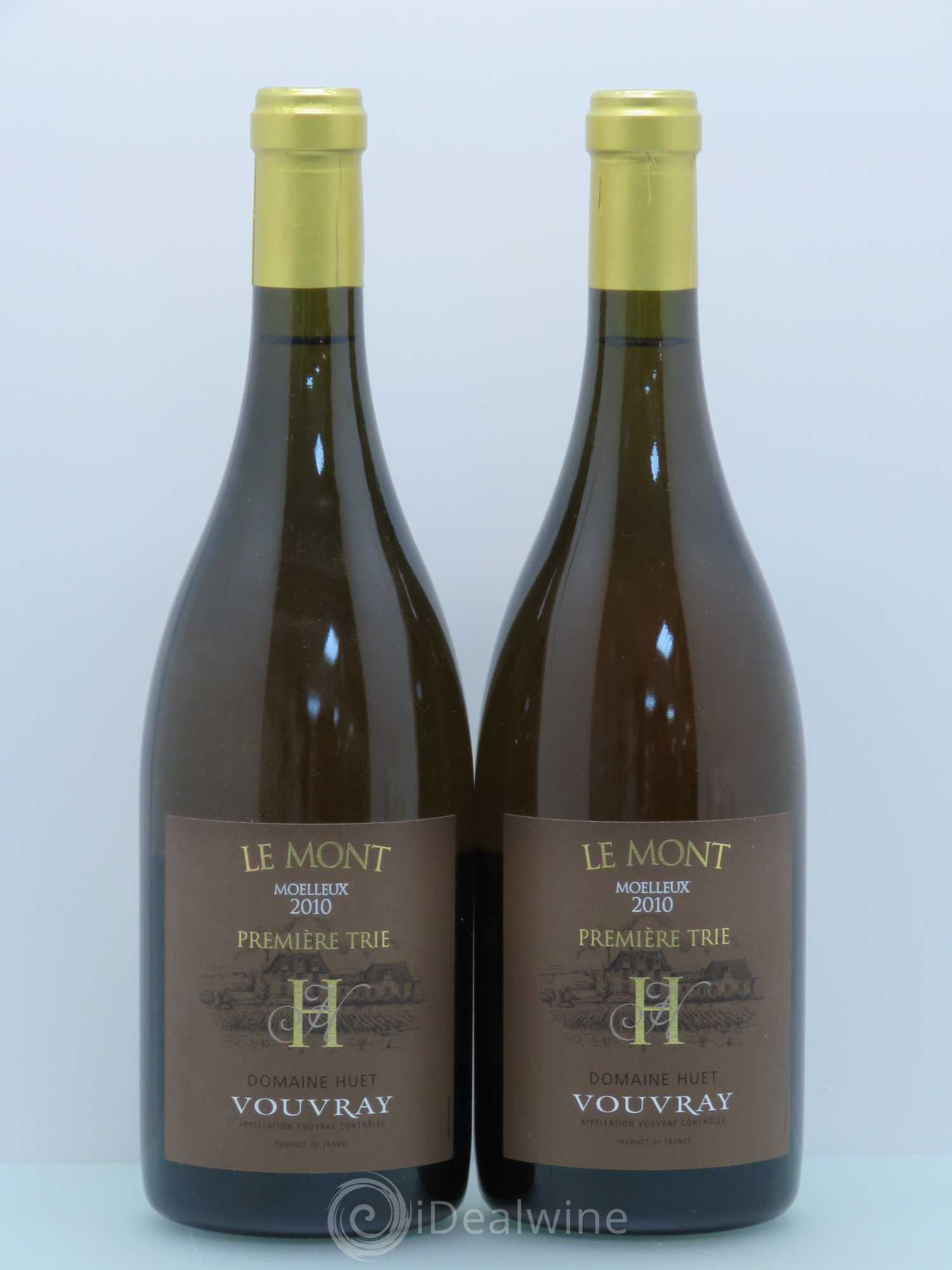 Vouvray Le Mont Moelleux 1ère Trie Domaine Huet 2010 - Lotto di 2 bottiglie - 0