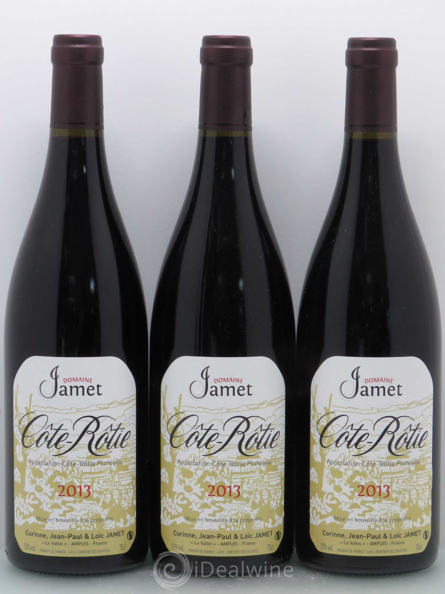 Côte-Rôtie Jamet (Domaine) 2013 - Lot de 3 bouteilles - 0