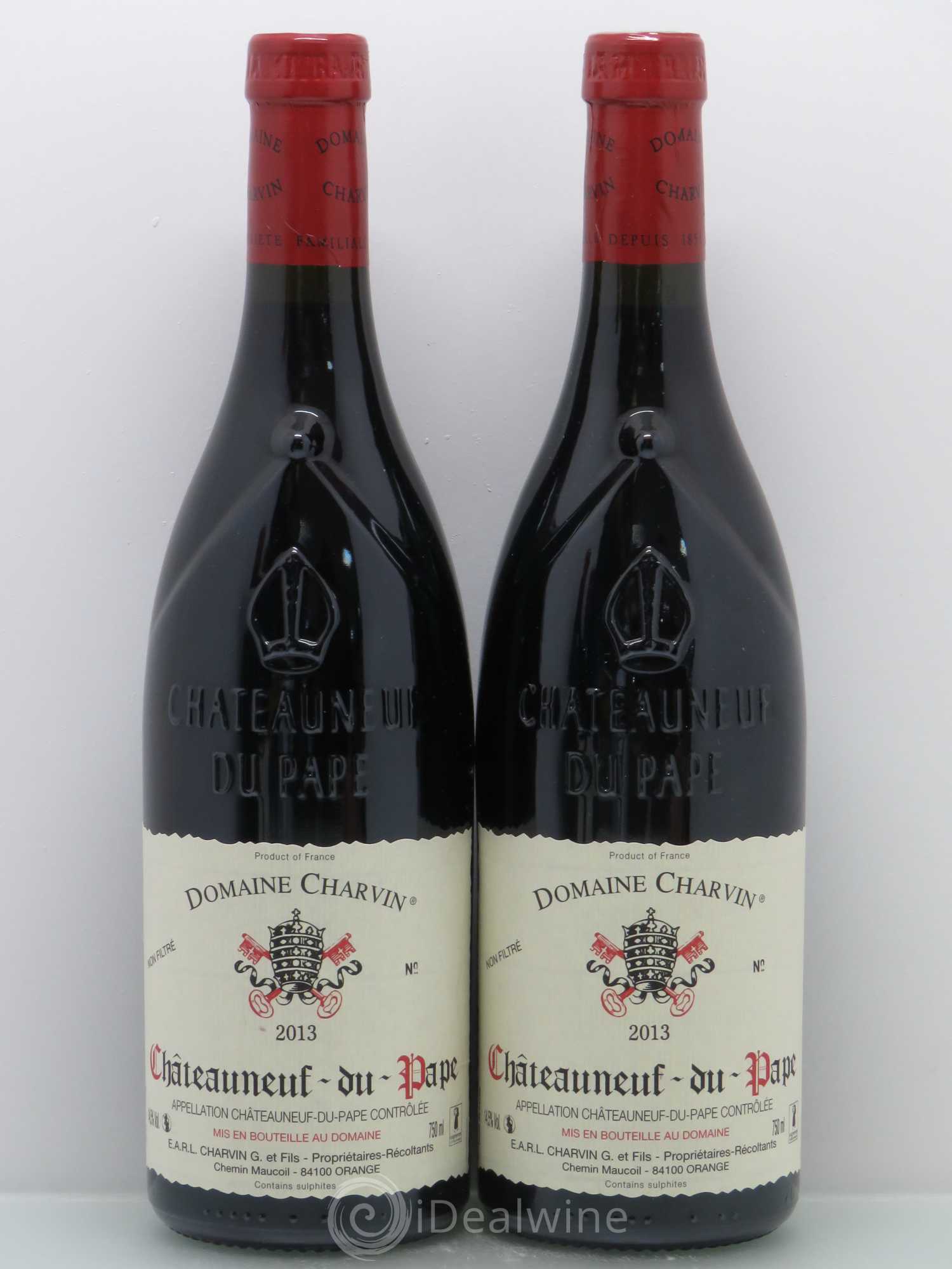 Châteauneuf-du-Pape Charvin (Domaine) 2013 - Lot de 4 bouteilles - 1