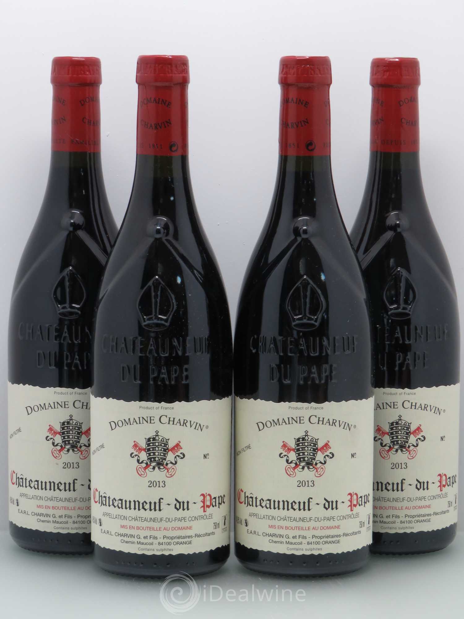 Châteauneuf-du-Pape Charvin (Domaine) 2013 - Lot de 4 bouteilles - 0