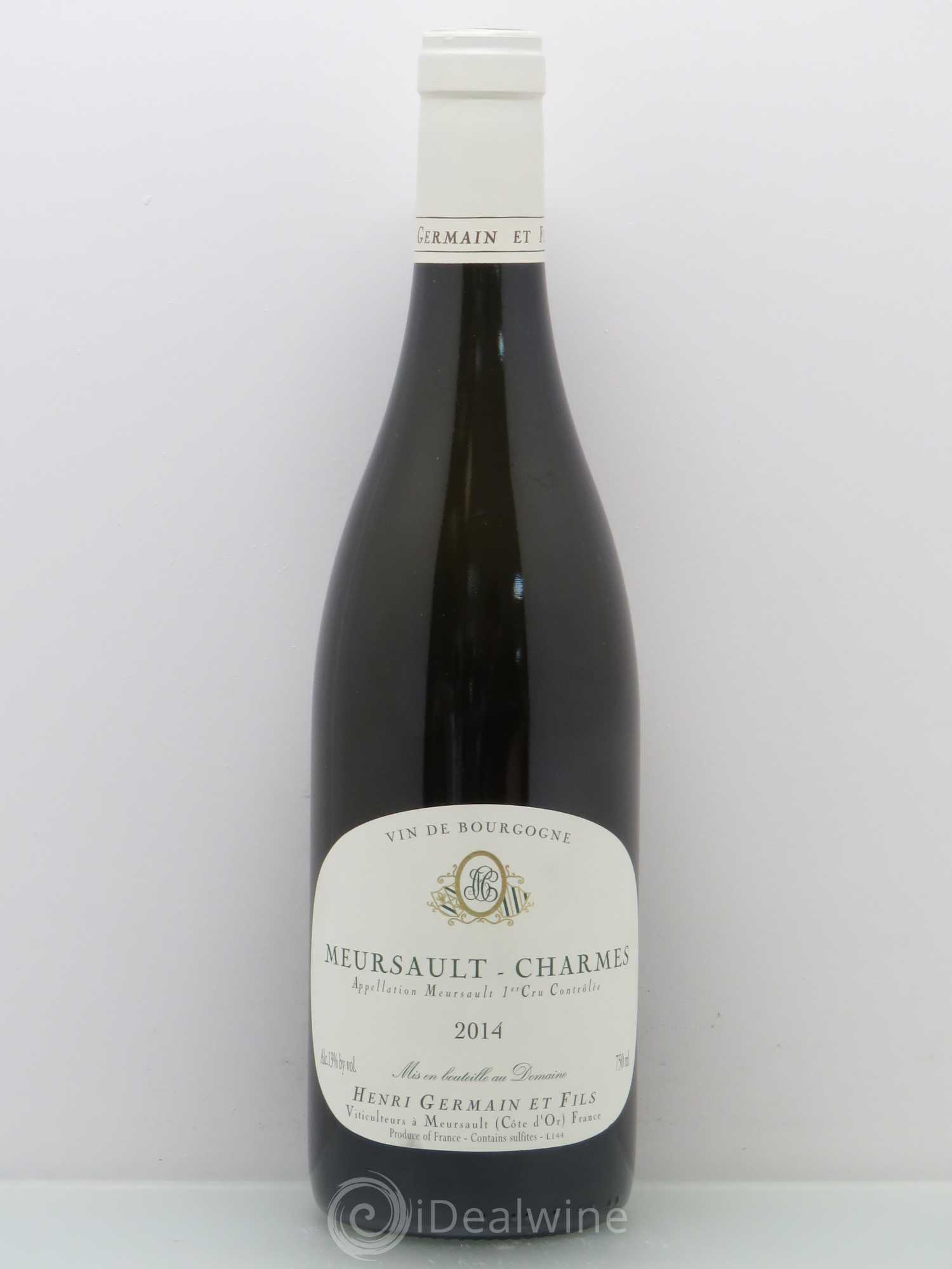 Meursault 1er Cru Henri Germain Charmes 2014 - Posten von 1 Flasche - 0