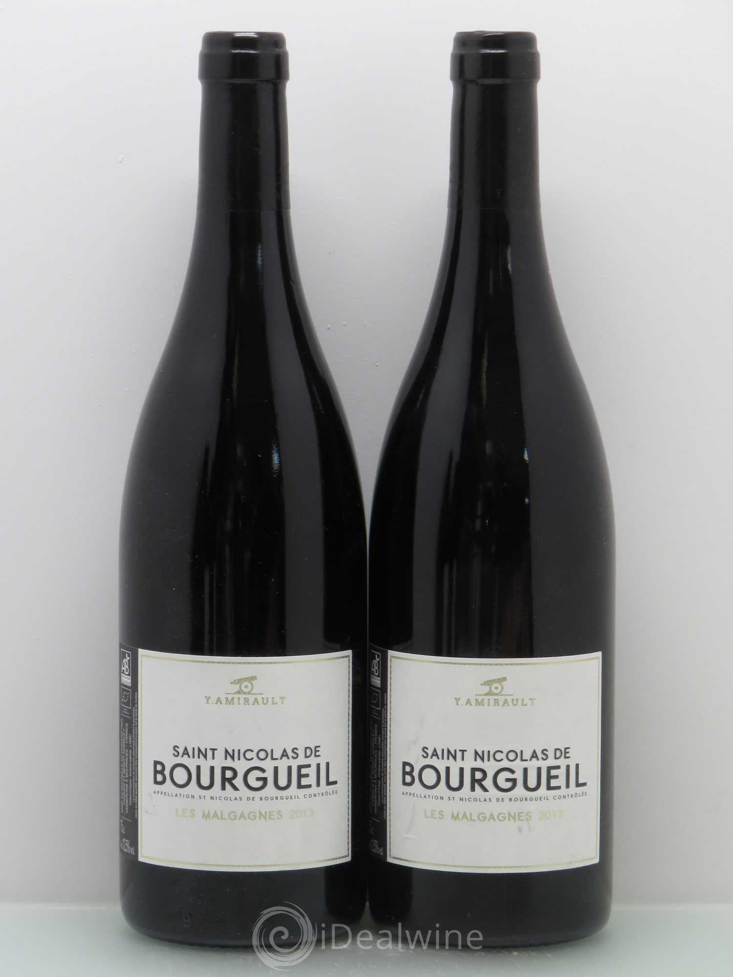 Saint-Nicolas de Bourgueil Les Malgagnes Yannick Amirault (Domaine) 2013 - Lot de 4 bouteilles - 1