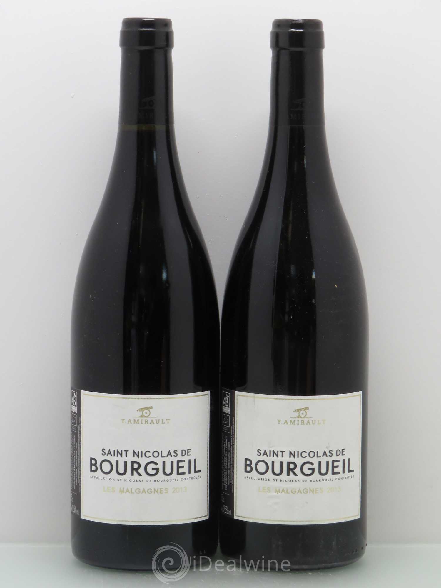Saint-Nicolas de Bourgueil Les Malgagnes Yannick Amirault (Domaine) 2013 - Lot de 4 bouteilles - 2