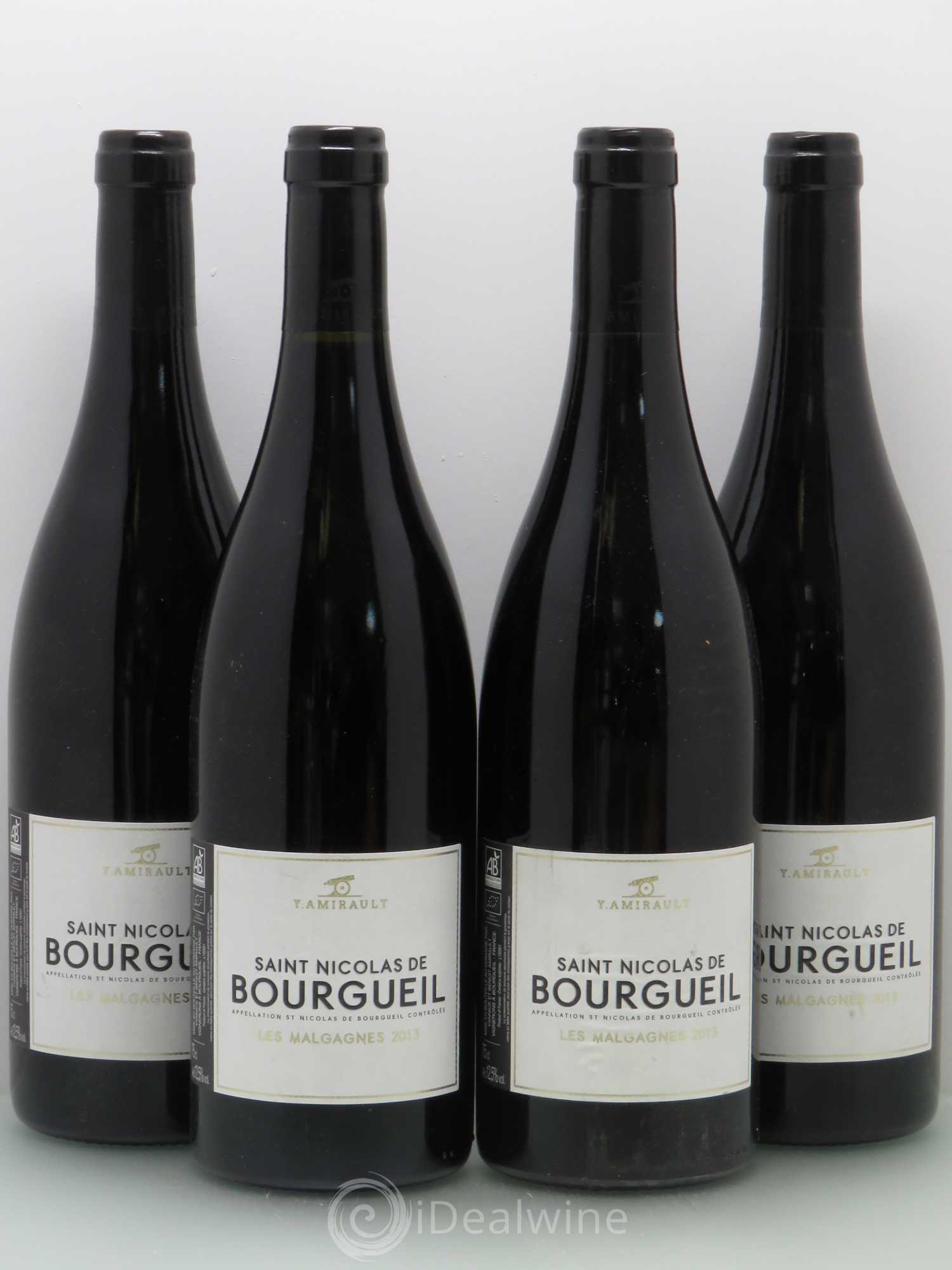 Saint-Nicolas de Bourgueil Les Malgagnes Yannick Amirault (Domaine) 2013 - Lot de 4 bouteilles - 0