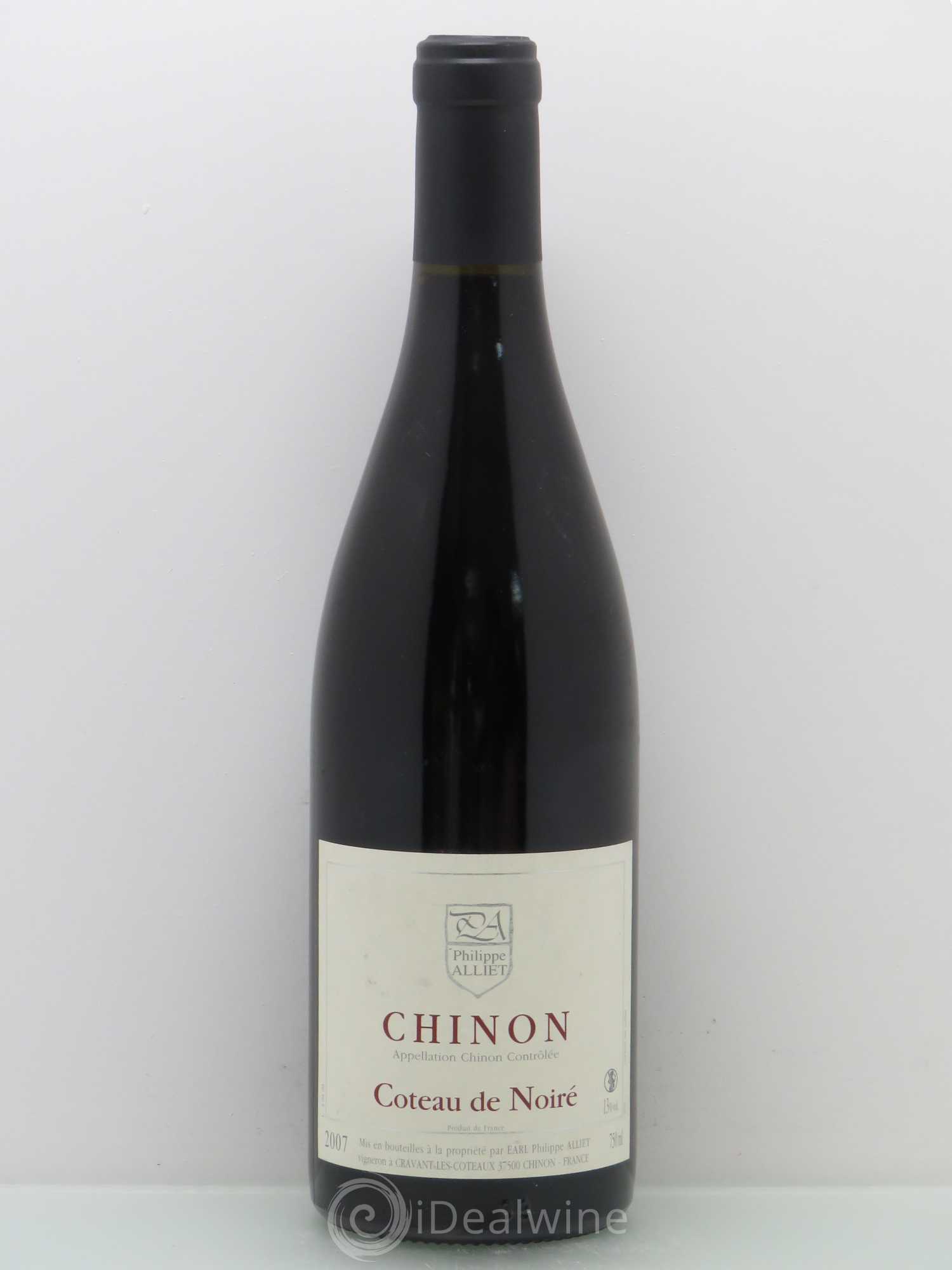 Chinon Coteau de Noiré Philippe Alliet 2007 - Lot de 1 bouteille - 0