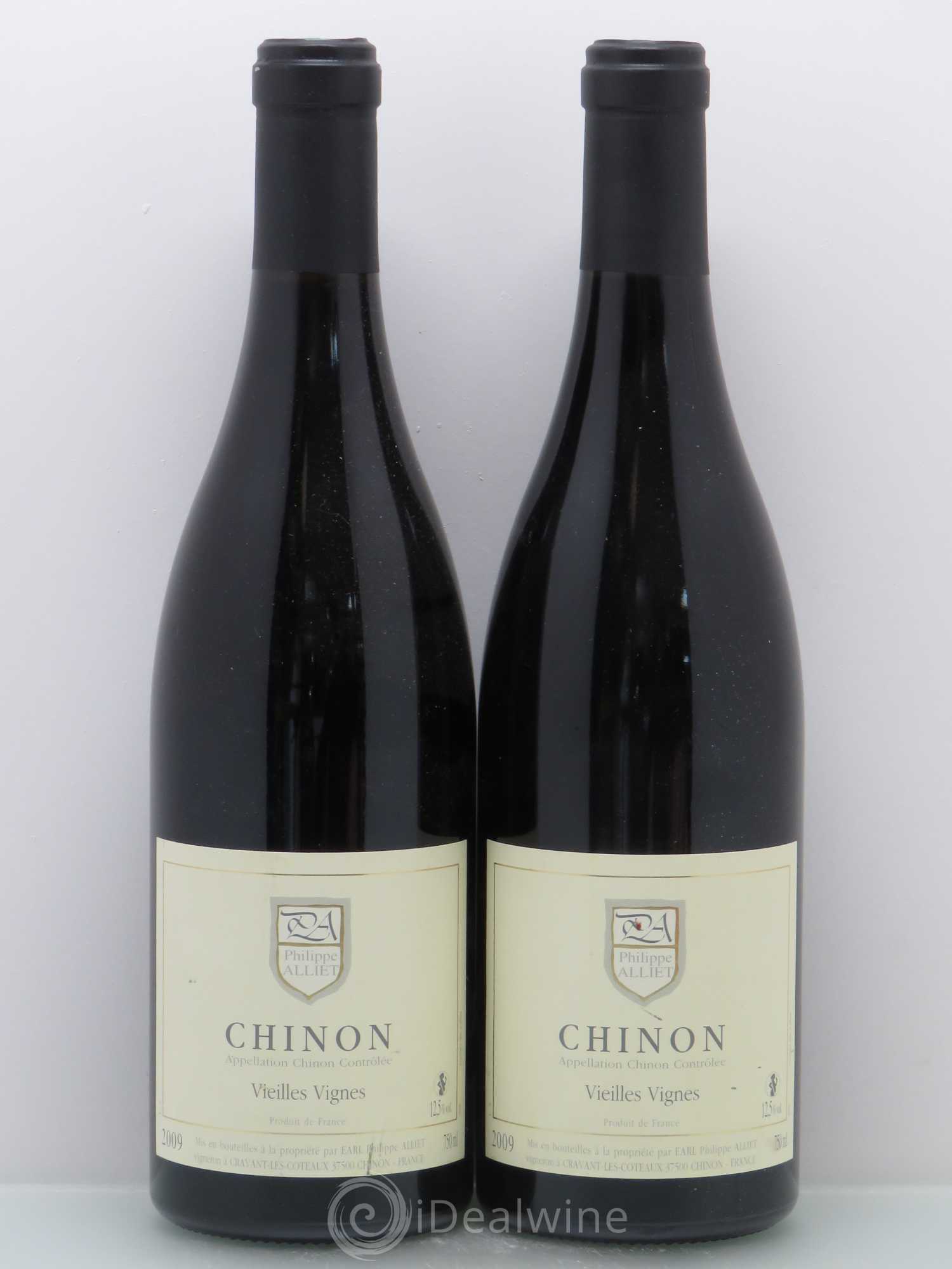 Chinon Vieilles Vignes Philippe Alliet 2009 - Lot de 2 bouteilles - 0