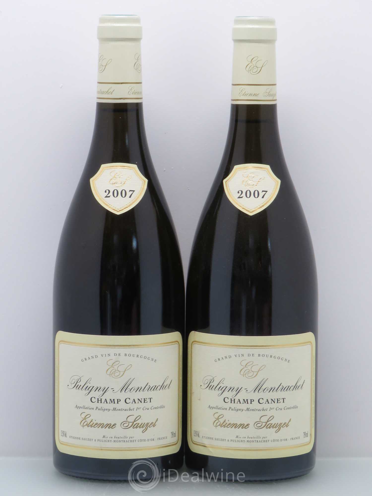 Puligny-Montrachet 1er Cru Champ Canet Etienne Sauzet 2007 - Lot de 2 bouteilles - 0