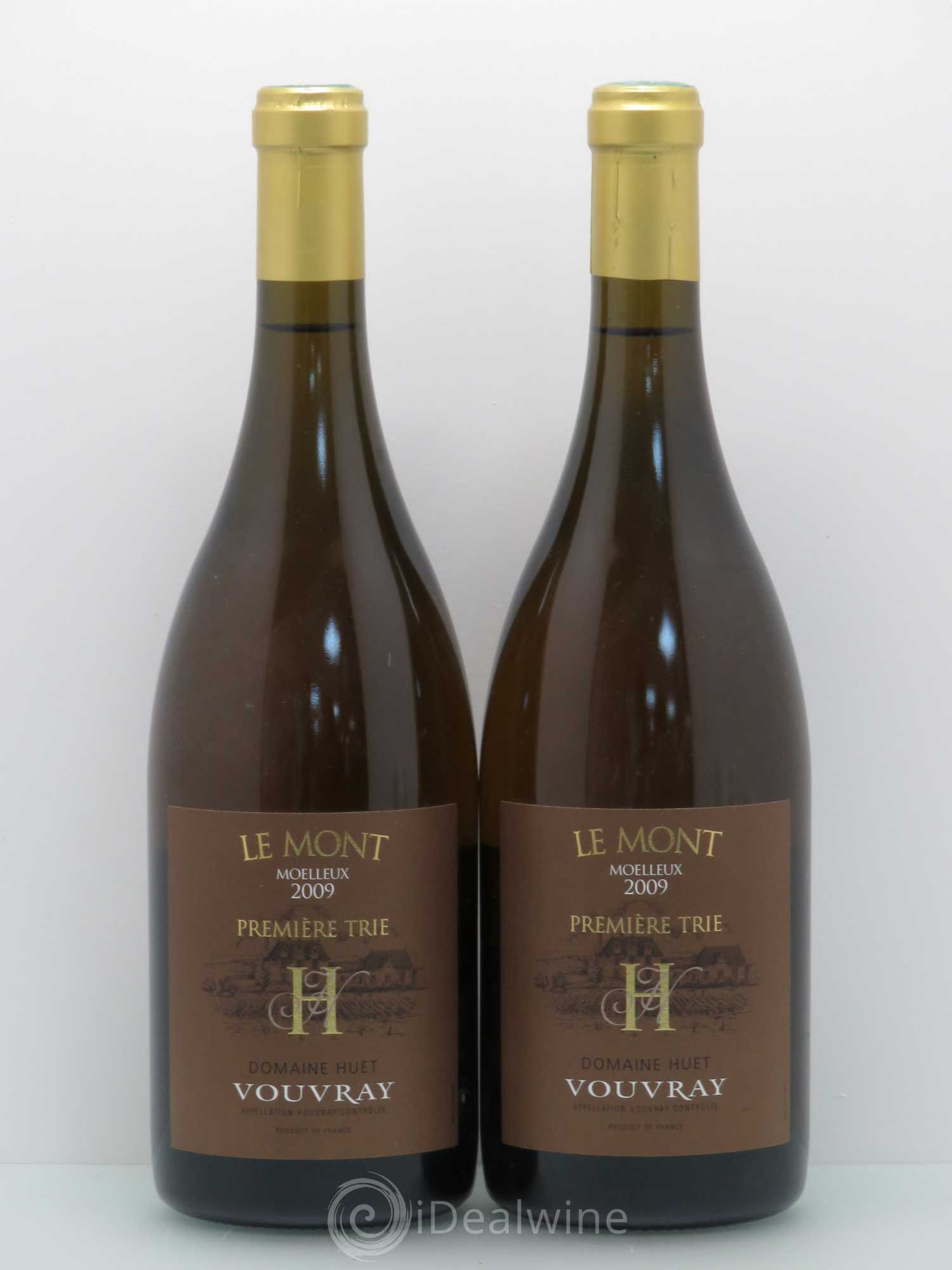 Vouvray Le Mont Moelleux 1ère Trie Domaine Huet 2009 - Lotto di 2 bottiglie - 0