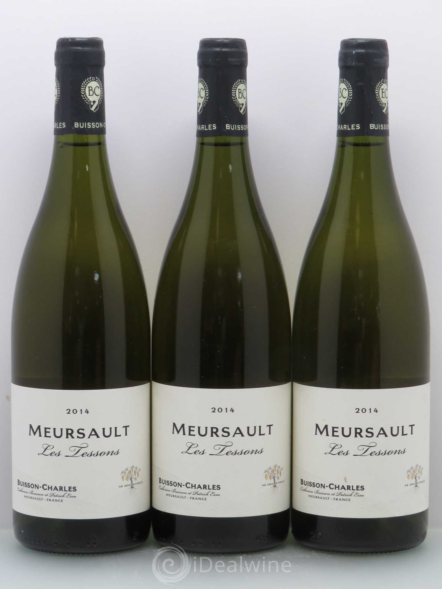 Meursault Domaine Buisson-Charles Tessons 2014 - Posten von 3 Flaschen - 0