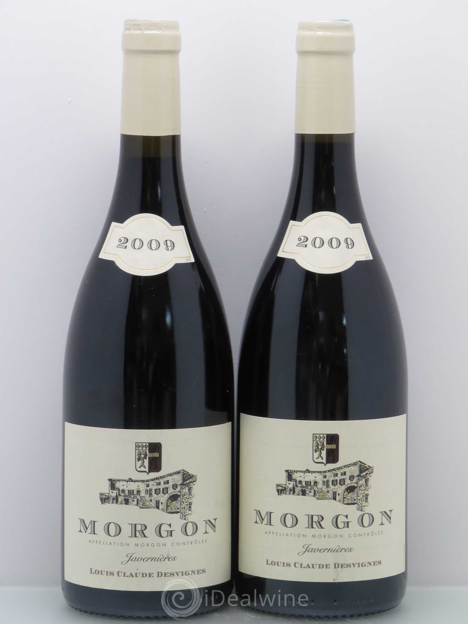 Morgon Côte de Py Javernières Louis-Claude Desvignes 2009 - Lot de 2 bouteilles - 0