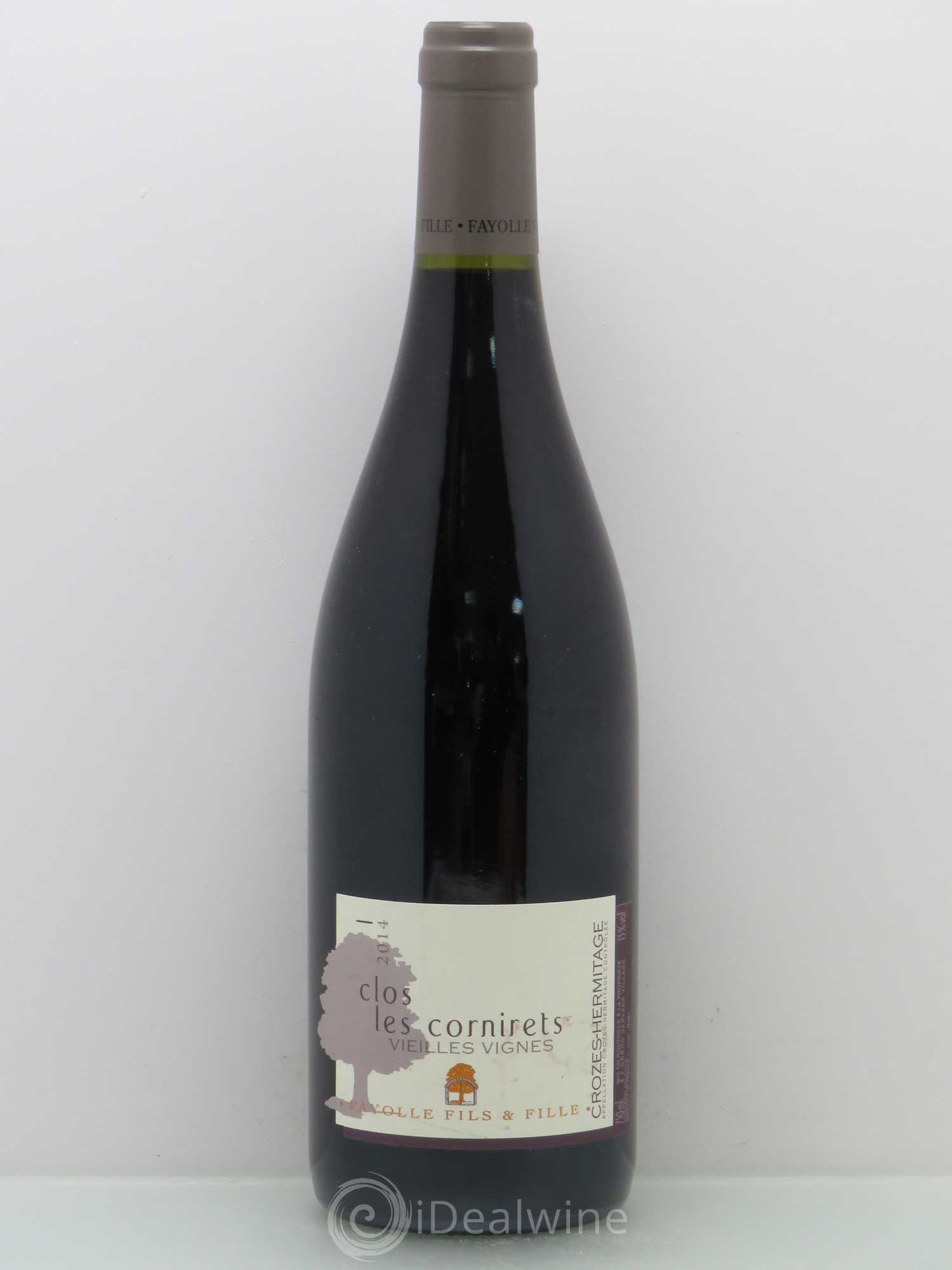 Crozes-Hermitage Vieilles Vignes Domaine Fils Et Fille Fayolle Clos Des Cornirets 2014 - Posten von 1 Flasche - 0