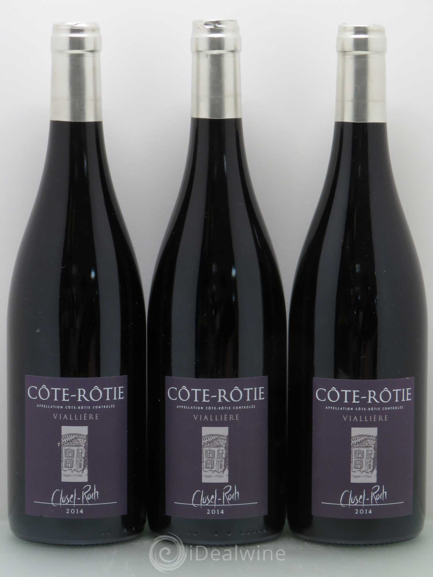Côte-Rôtie Viallière Clusel-Roch 2014 - Lot de 3 bouteilles - 0