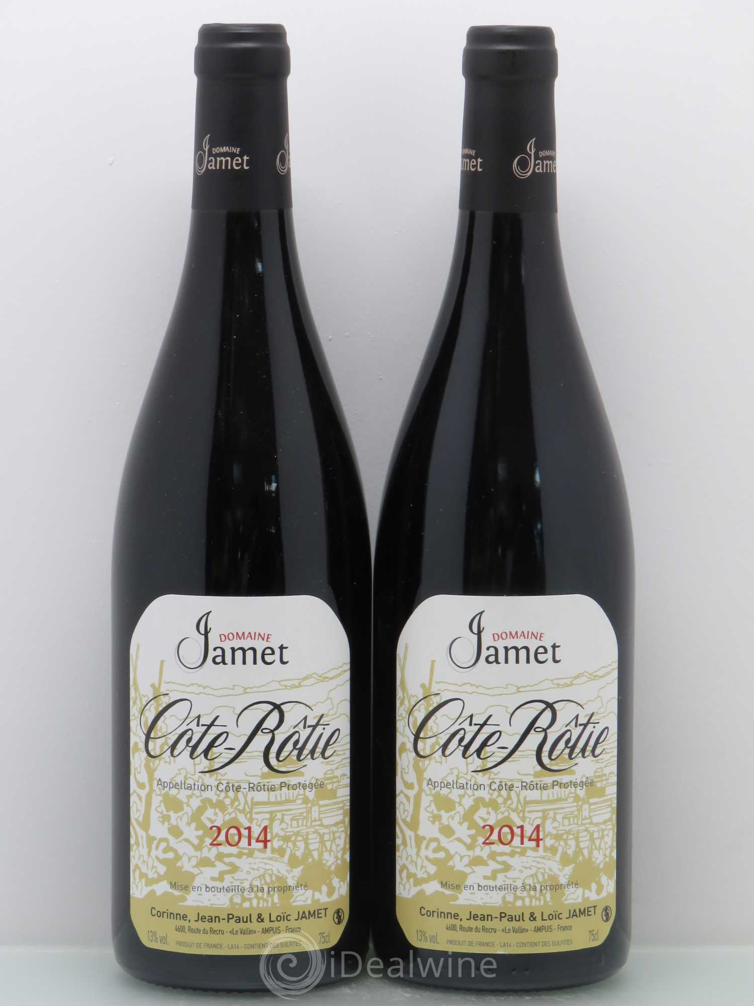 Côte-Rôtie Jamet (Domaine) 2014 - Lot de 2 bouteilles - 0