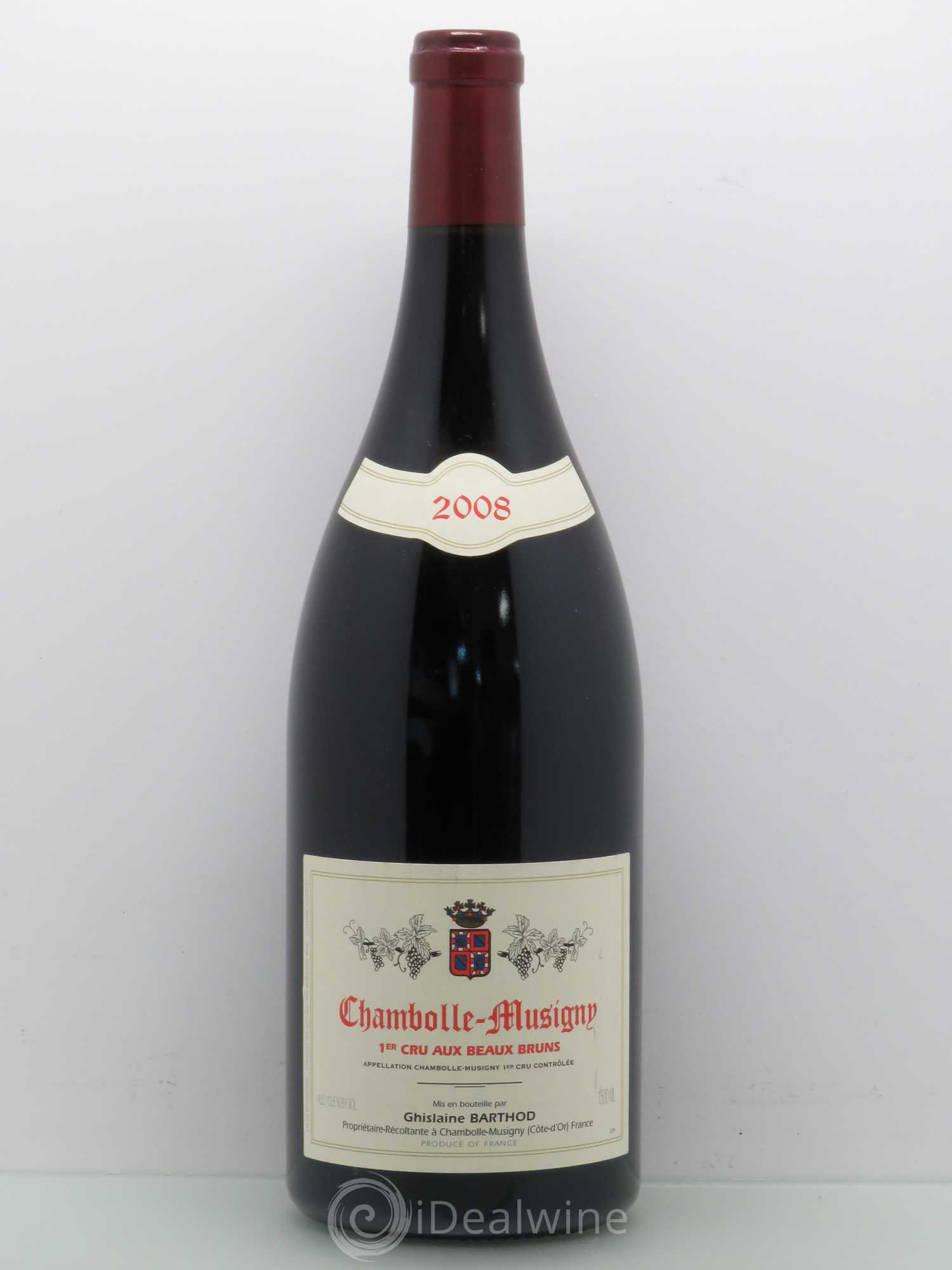 Chambolle-Musigny 1er Cru Aux Beaux Bruns Ghislaine Barthod 2008 - Lot de 1 magnum - 0