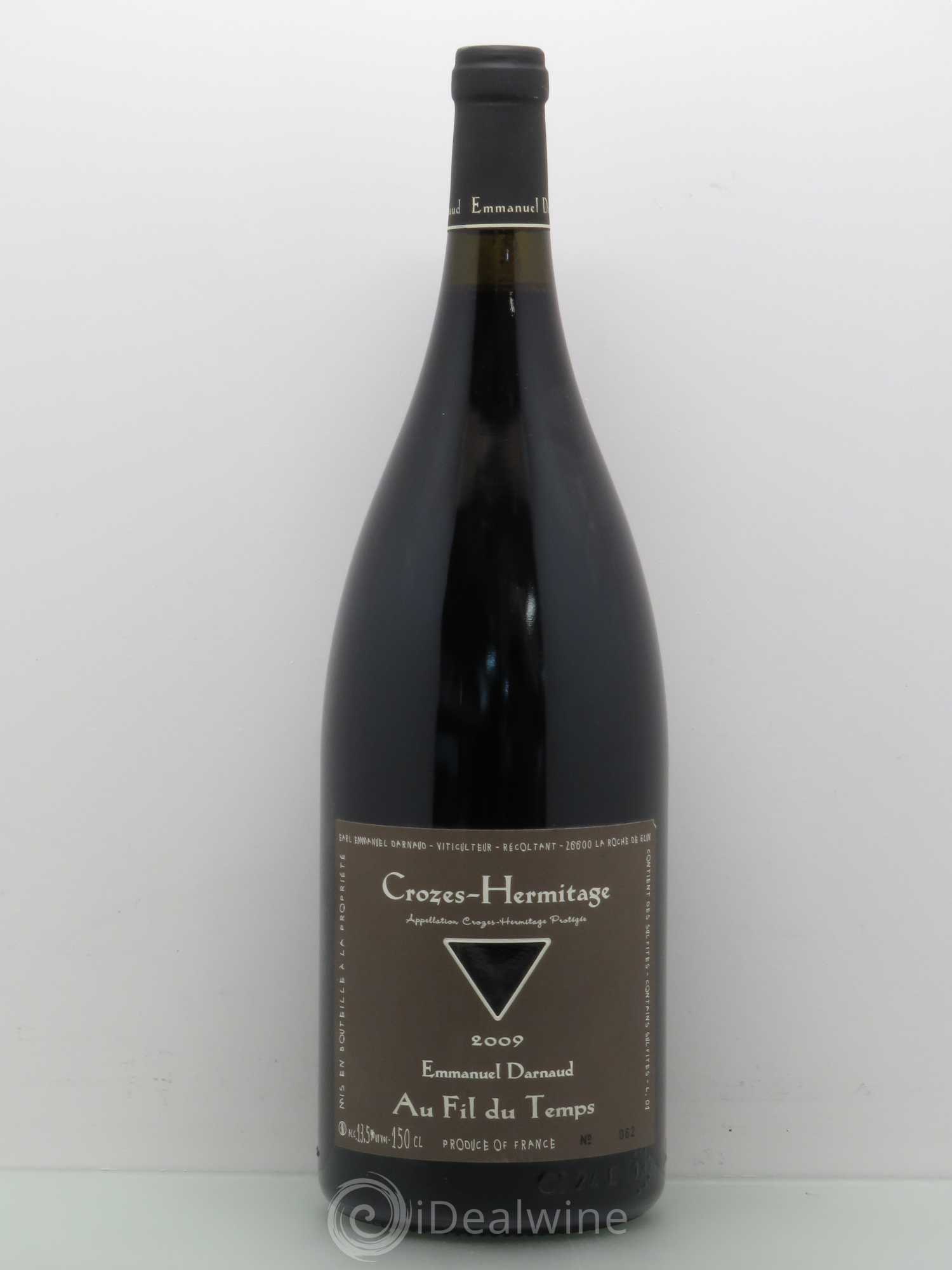 Crozes-Hermitage Emmanuel Darnaud Au Fil Du Temps 2009 - Lot de 1 magnum - 0