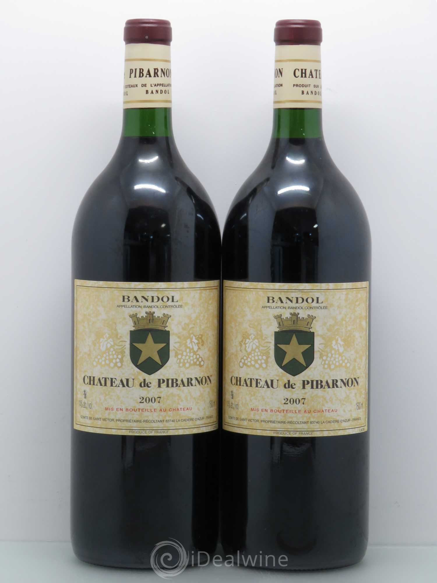 Bandol Château de Pibarnon Comte de Saint-Victor 2007 - Lot de 2 magnums - 0