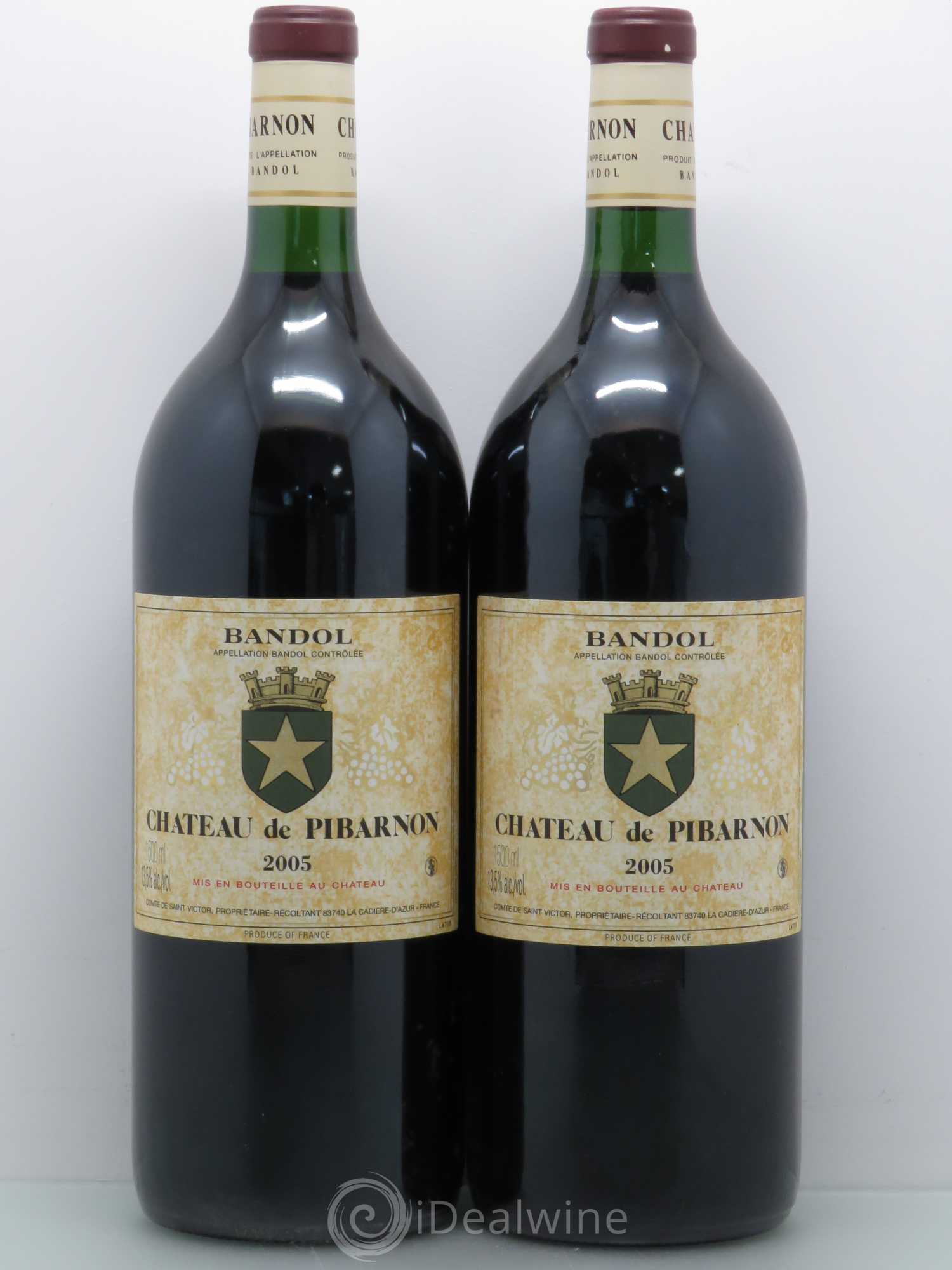 Bandol Château de Pibarnon Comte de Saint-Victor 2005 - Lot de 2 magnums - 0
