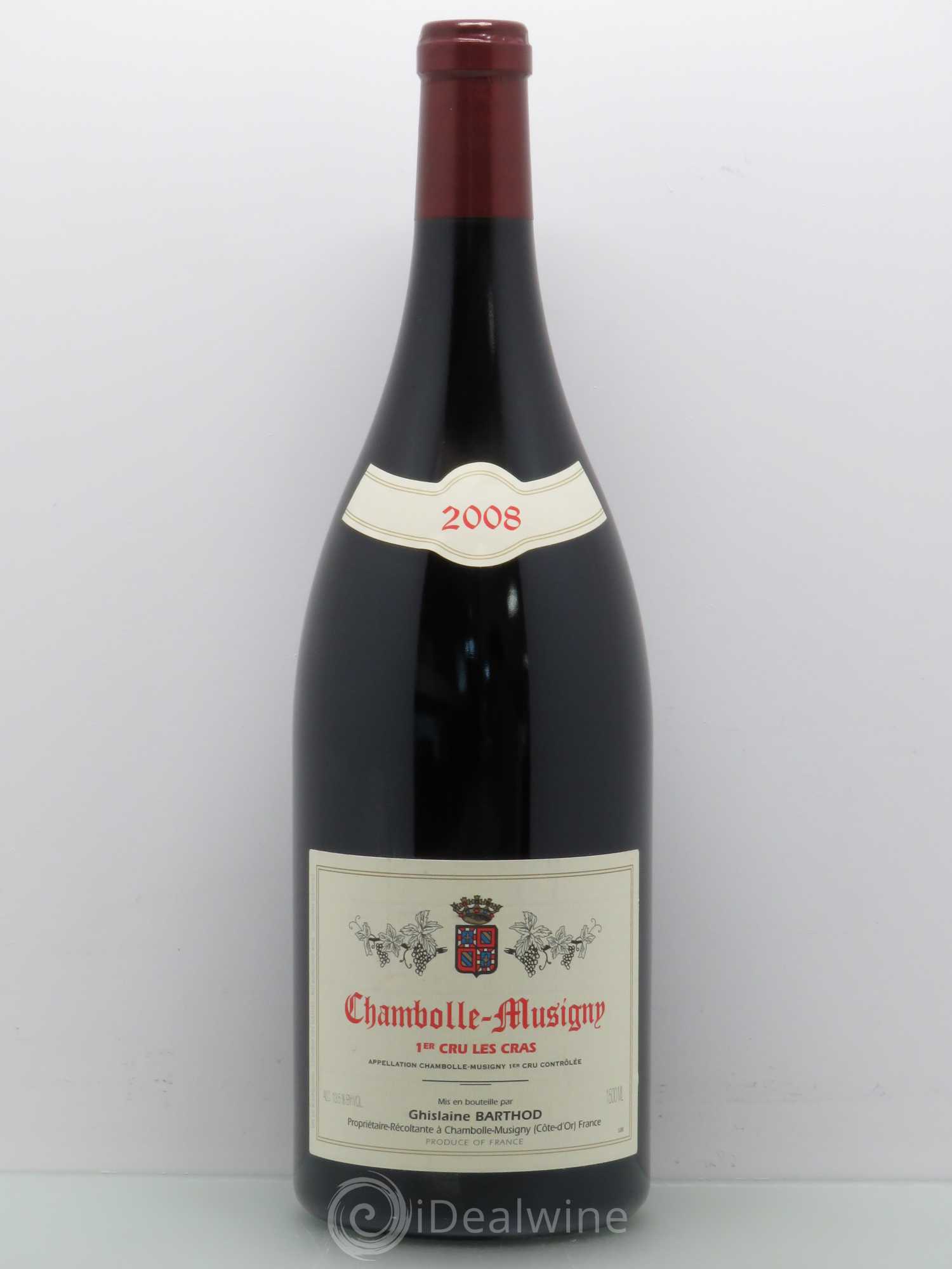 Chambolle-Musigny 1er Cru Les Cras Ghislaine Barthod 2008 - Posten von 1 Magnum - 0