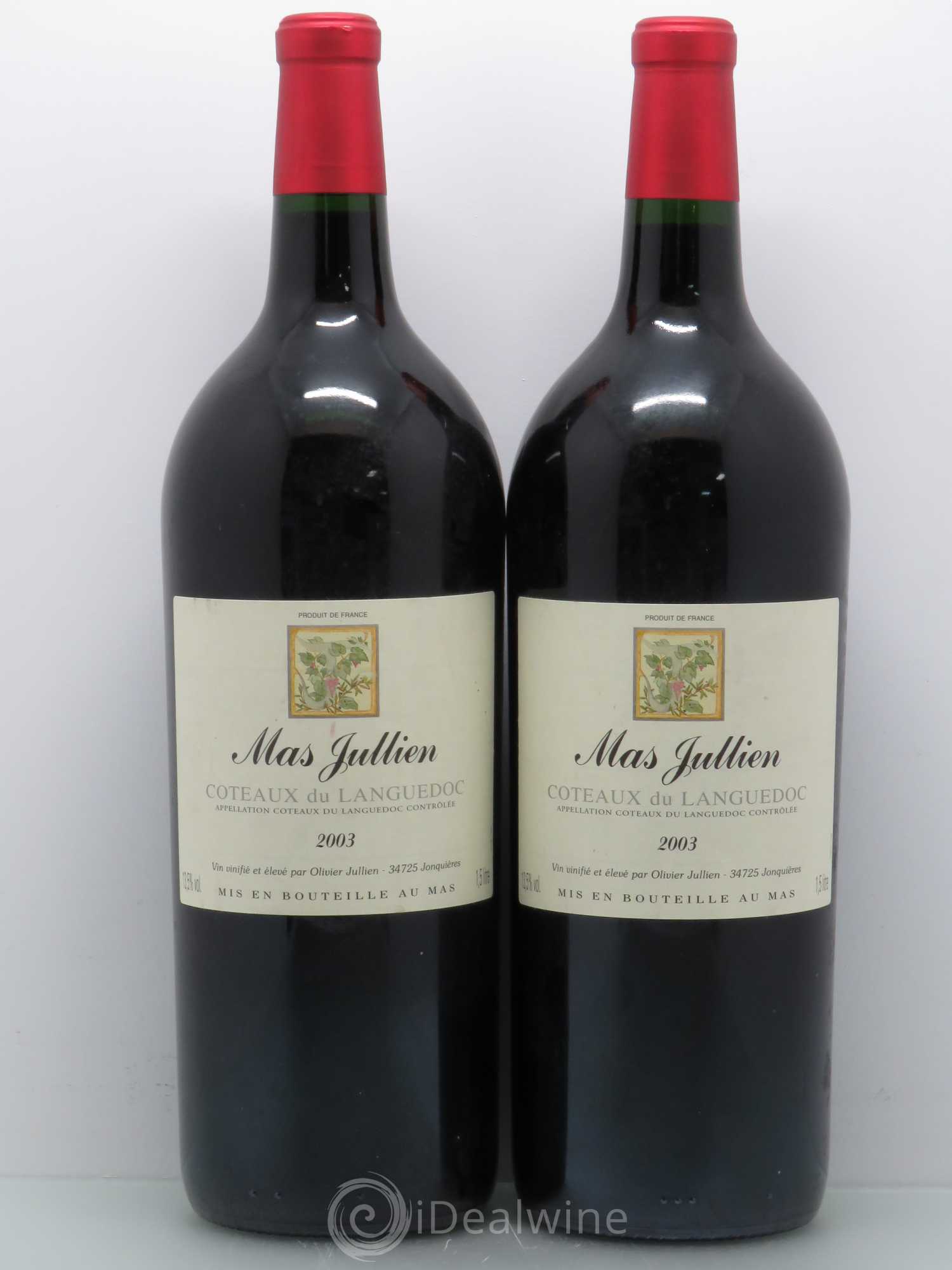 Terrasses du Larzac Mas Jullien Olivier Jullien 2003 - Lot de 2 magnums - 0