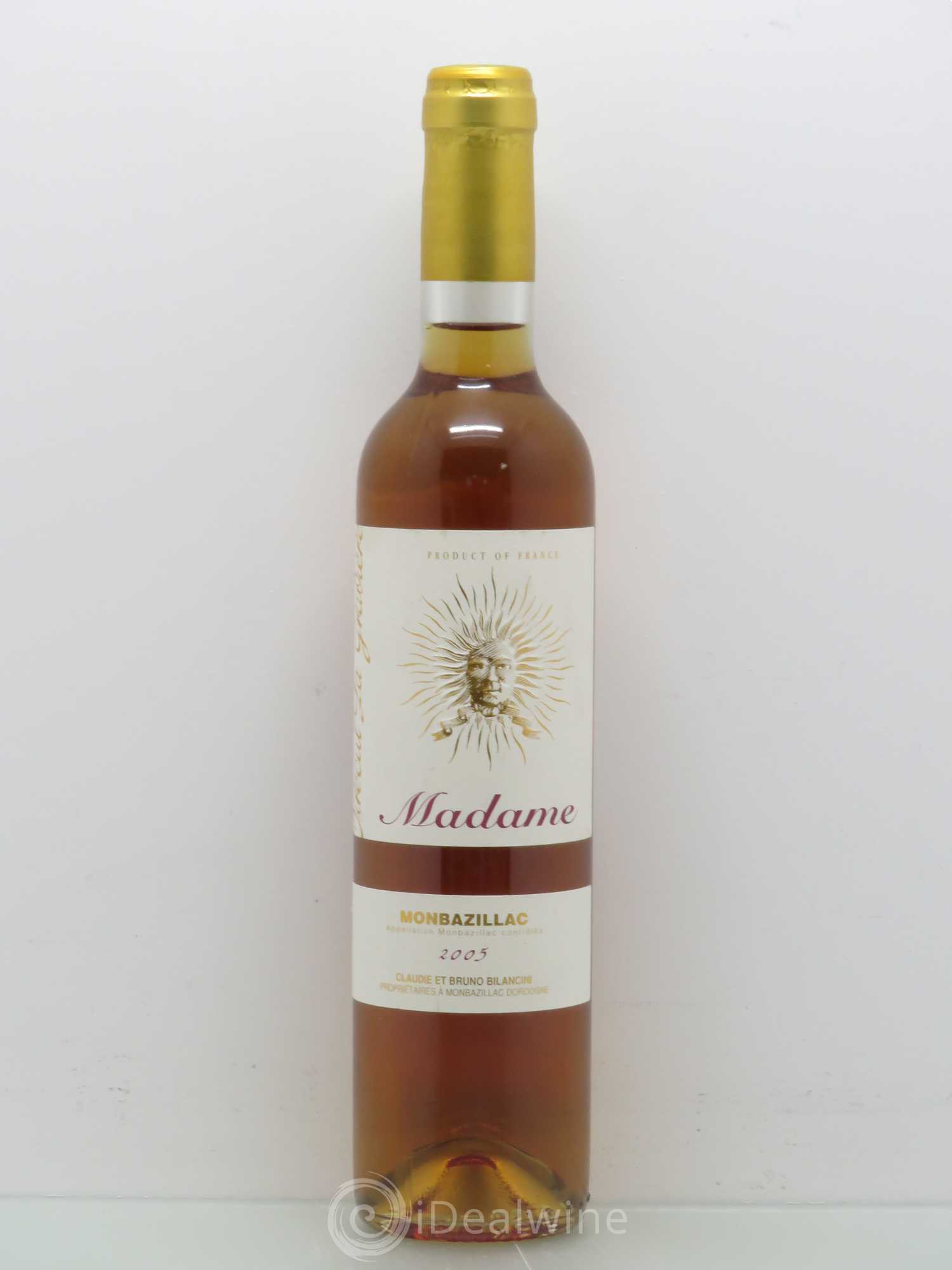 Monbazillac Château Tirecul La Gravière Cuvée Madame Bruno et Claudie Bilancini (50cl) 2005 - Lotto di 1 bottiglia - 0