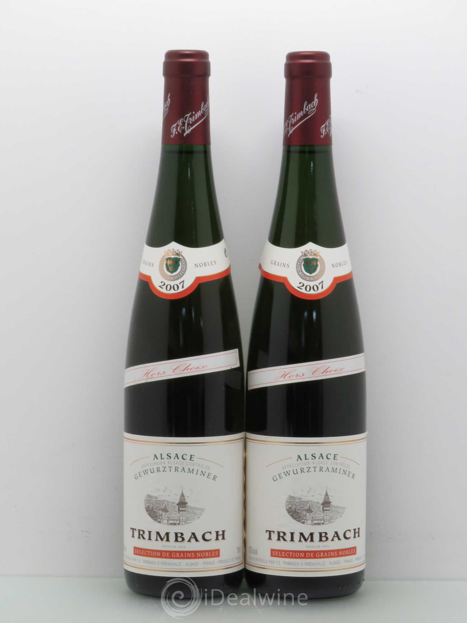 Gewurztraminer Sélection de Grains Nobles Domaine Trimbach Hors Choix 2007 - Lotto di 2 bottiglie - 0