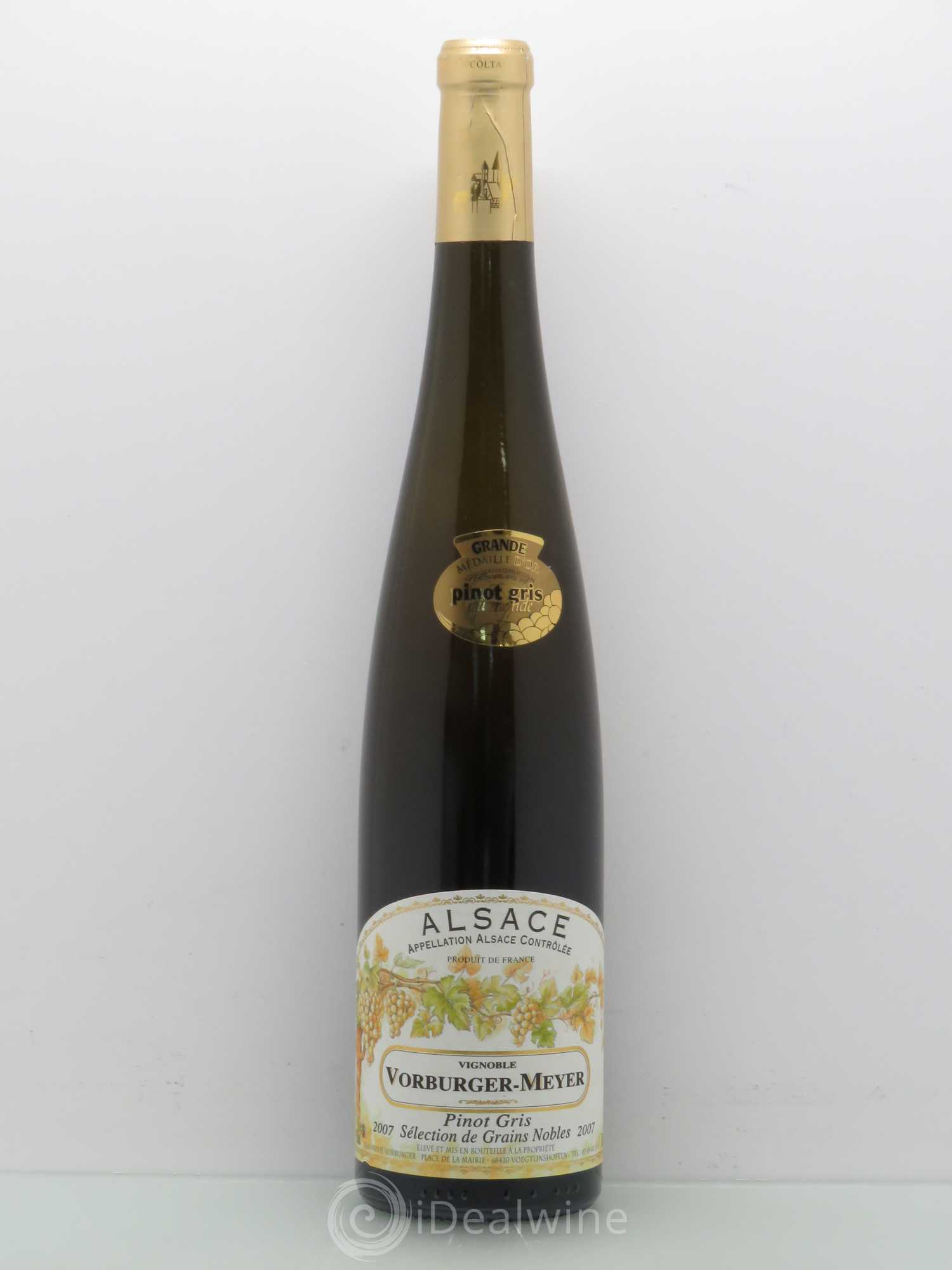 Pinot Gris (Tokay) Sélection de Grains Nobles Domaine Vorburger (sans prix de réserve) 2007 - Posten von 1 Flasche - 0