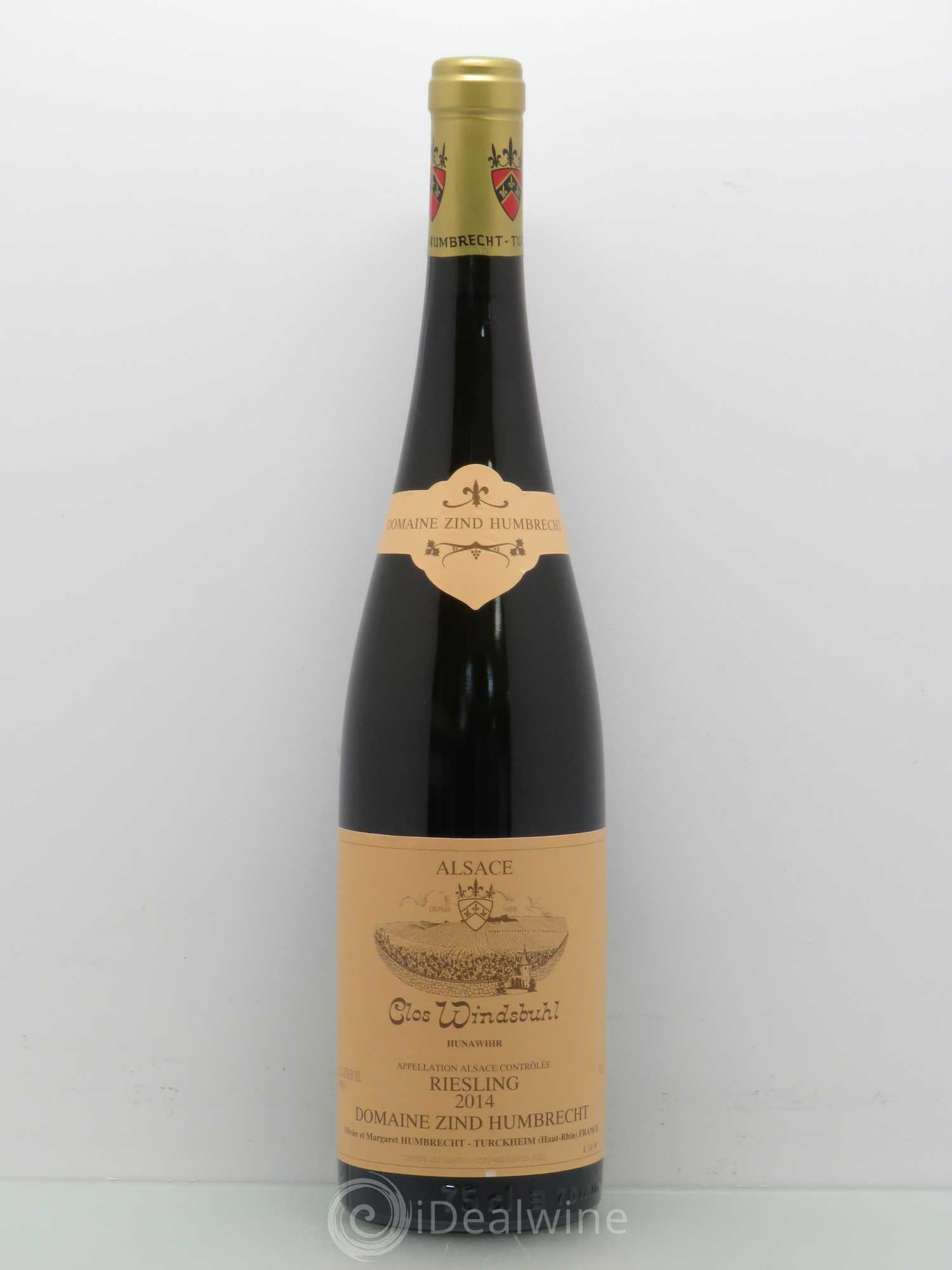 Alsace Riesling Clos Windsbuhl Zind-Humbrecht (Domaine) 2014 - Lot de 1 bouteille - 0