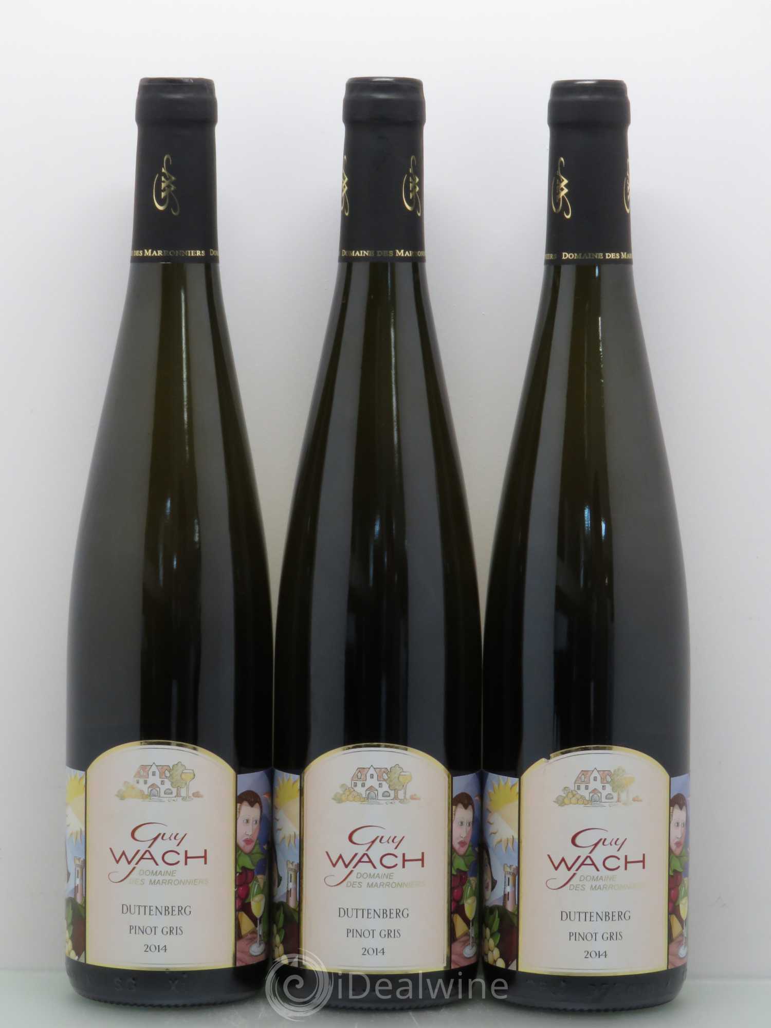 Pinot Gris Guy Wach domaine des marronniers Duttenberg Vieilles Vignes 2014 - Posten von 3 Flaschen - 0