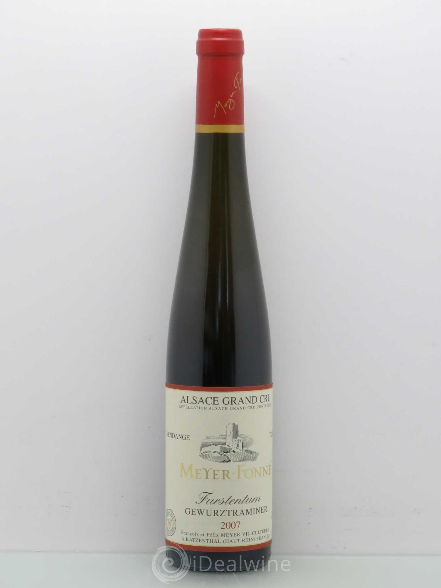 Gewurztraminer Vendanges Tardives Domaine Meyer Fonne Furstentum (50cl) 2007 - Lotto di 1 bottiglia - 0
