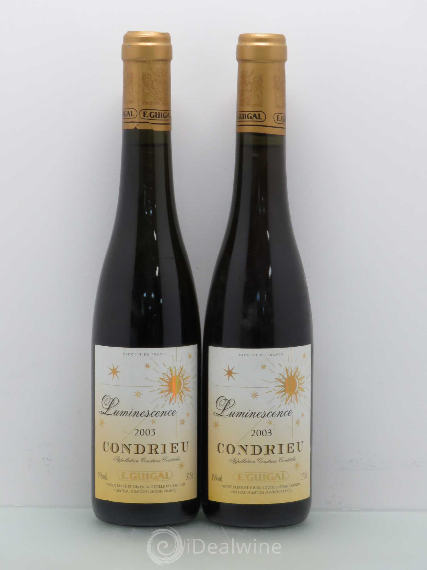 Condrieu Luminescence Guigal 2003 - Lot de 2 bouteilles - 0