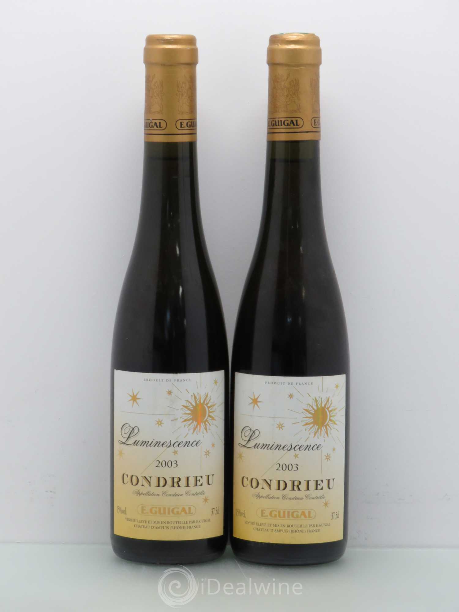 Condrieu Luminescence Guigal 2003 - Lot de 2 bouteilles - 0