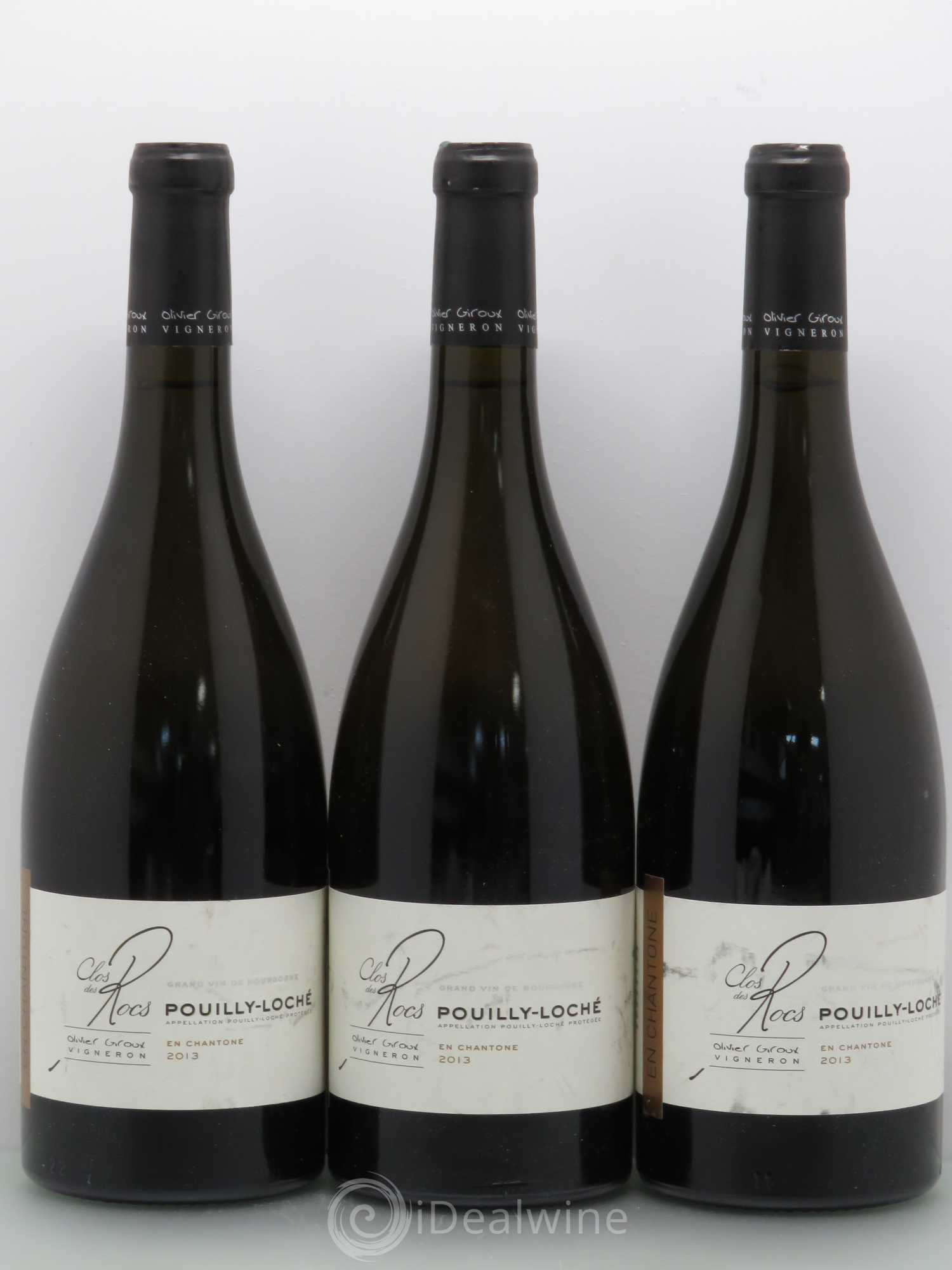 Bourgogne Clos des Rocs Pouilly Loché En Chantonne (sans prix de réserve) 2013 - Posten von 3 Flaschen - 0