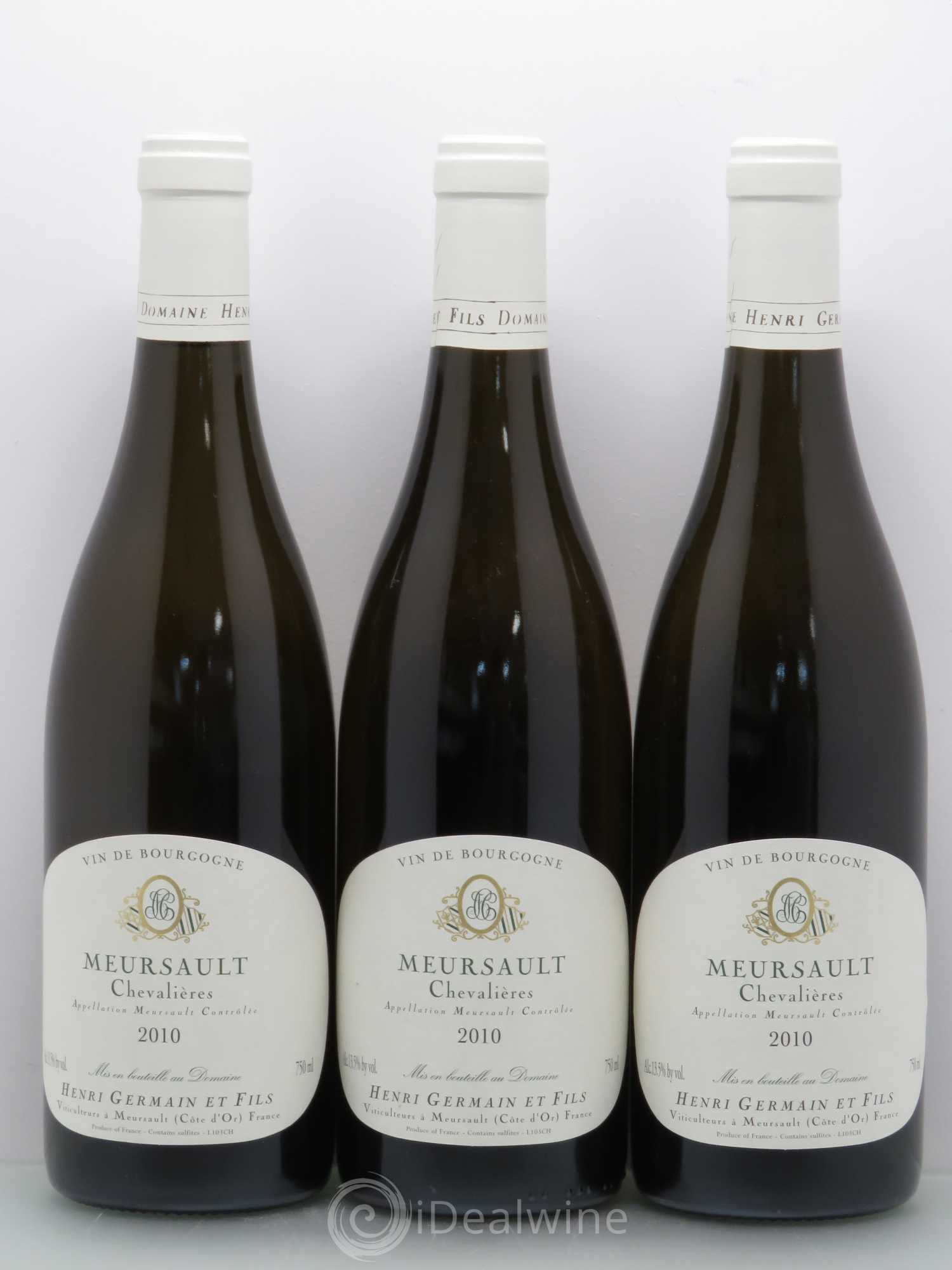 Meursault Henri Germain Chevalières 2010 - Posten von 3 Flaschen - 0