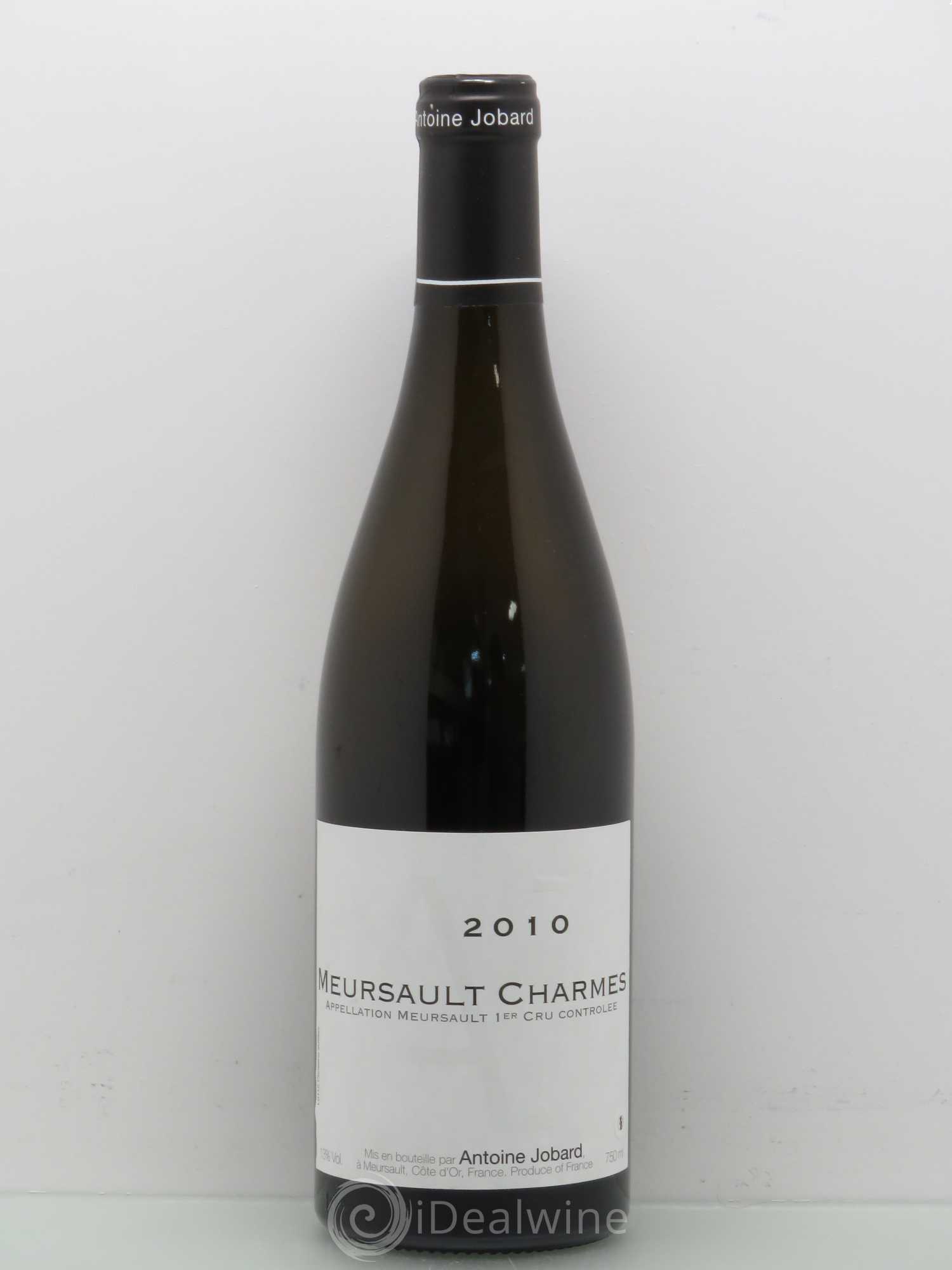 Meursault 1er Cru Charmes François et Antoine Jobard (Domaine) 2010 - Lot de 1 bouteille - 0