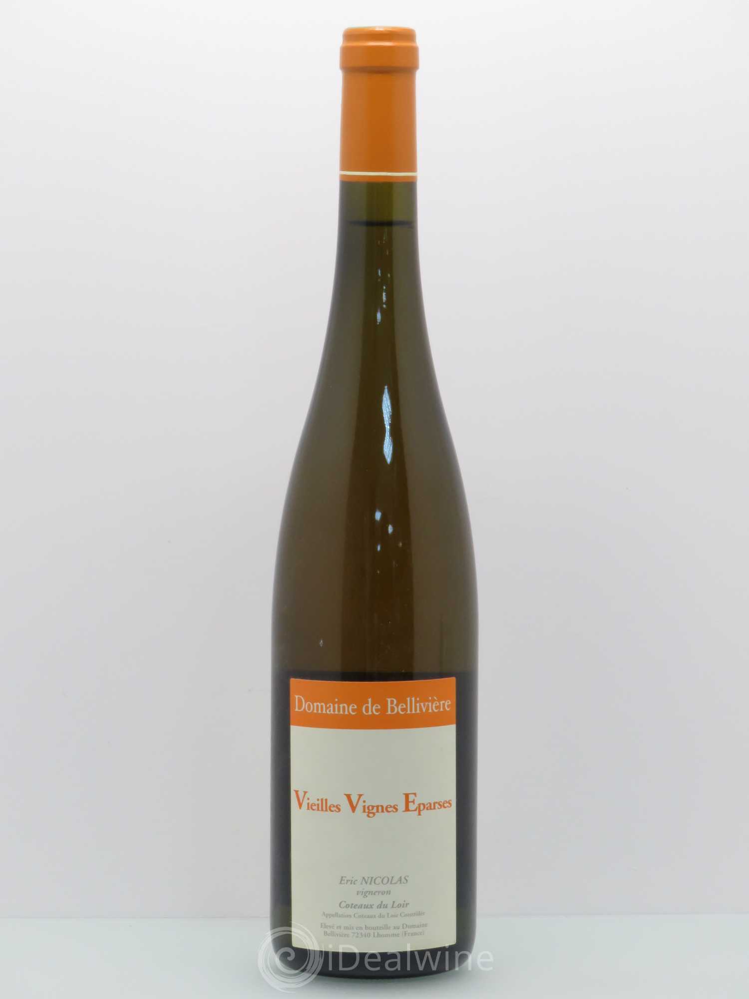 Coteaux du Loir Vieilles Vignes Eparses Domaine de Bellivière 2007 - Lot de 1 bouteille - 0