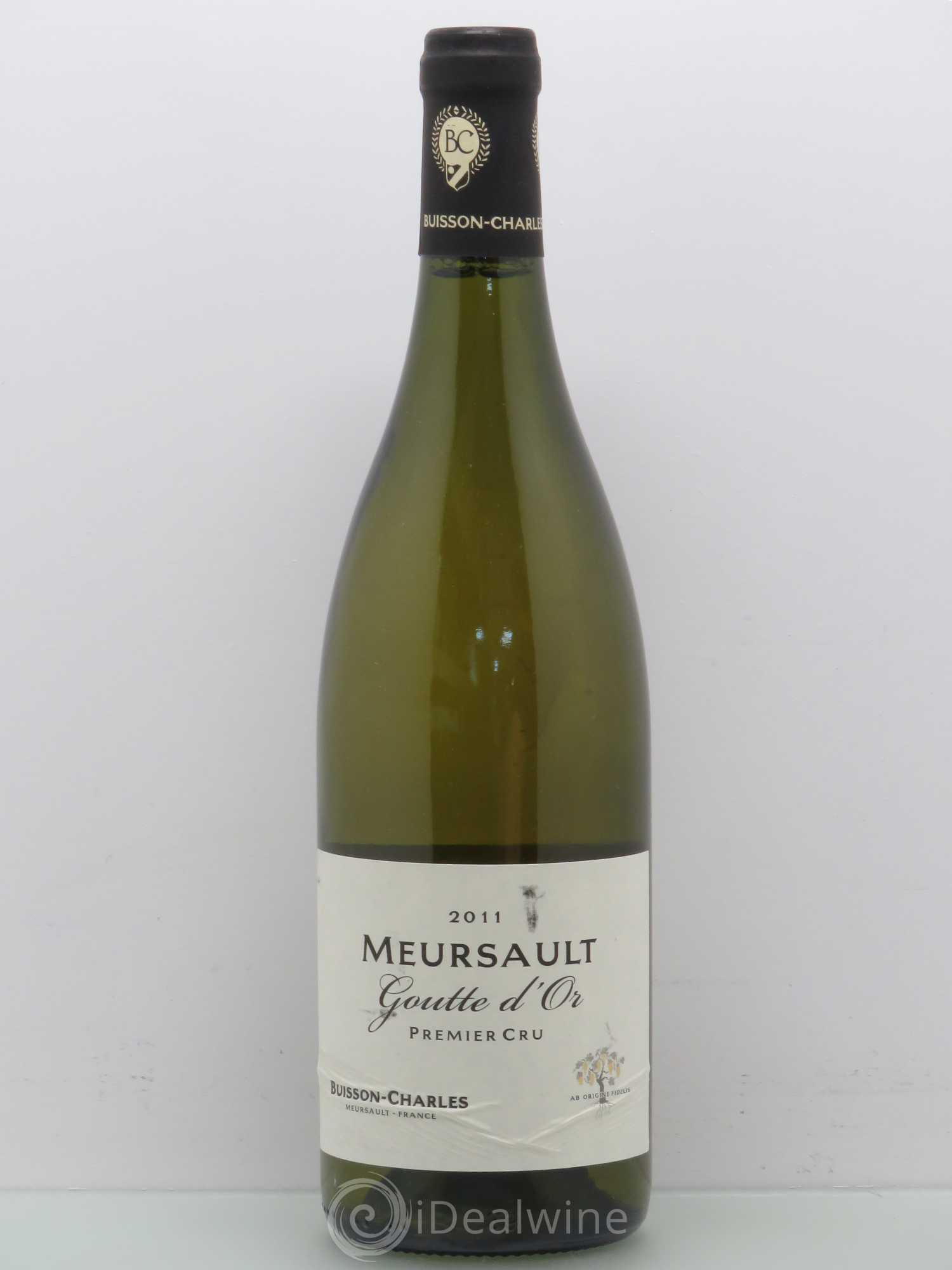 Meursault 1er Cru Domaine Buisson Charles Gouttes D'Or 2011 - Posten von 1 Flasche - 0