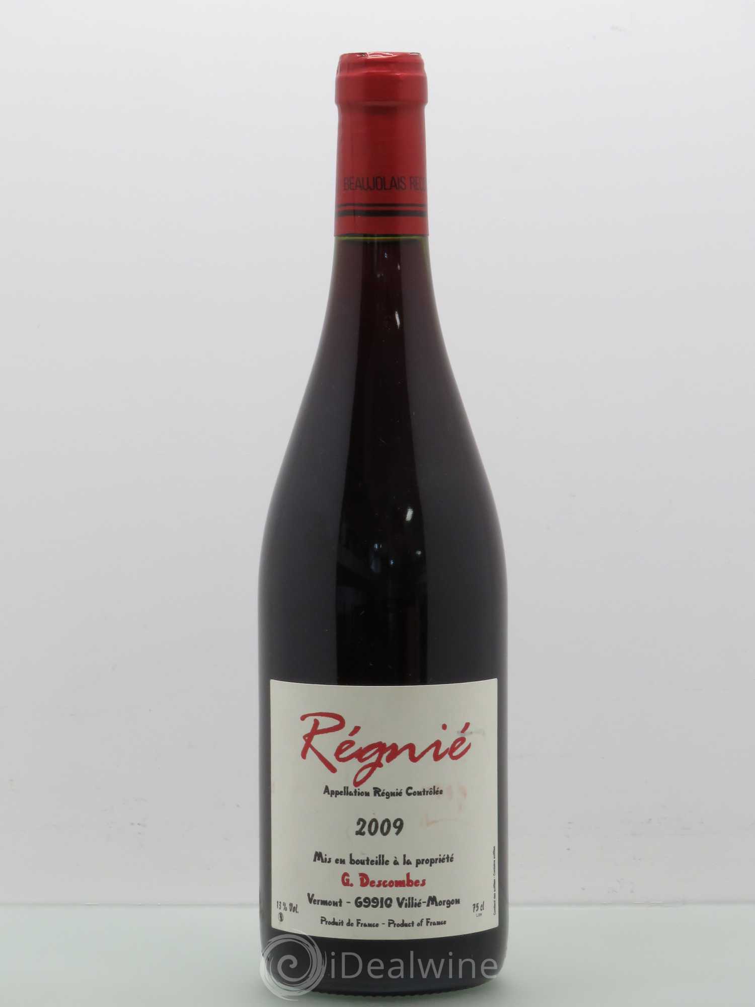 Régnié G.Descombes 2009 - Posten von 1 Flasche - 0