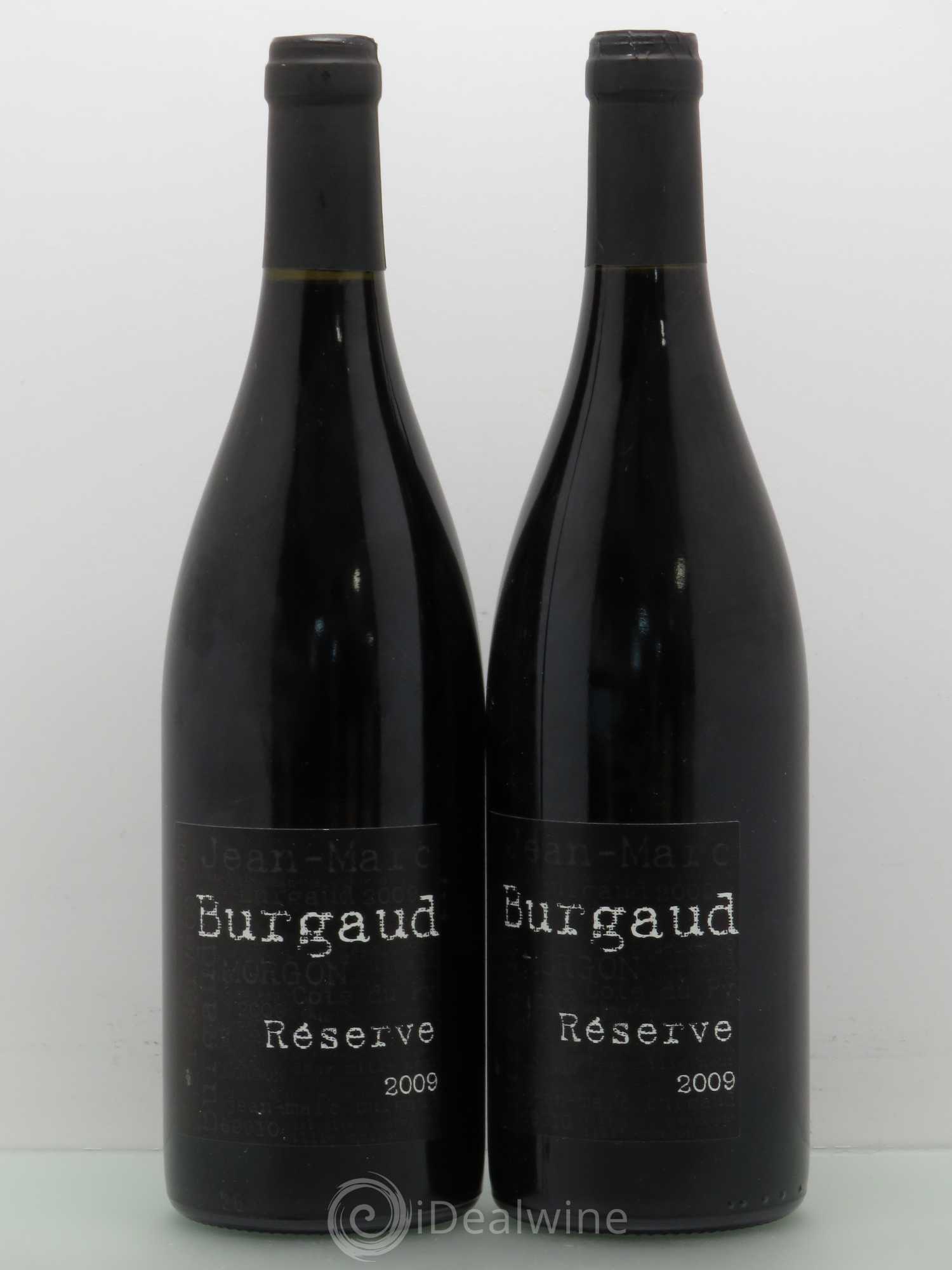 Morgon Réserve Jean-Marc Burgaud (Domaine) 2009 - Lot de 2 bouteilles - 0