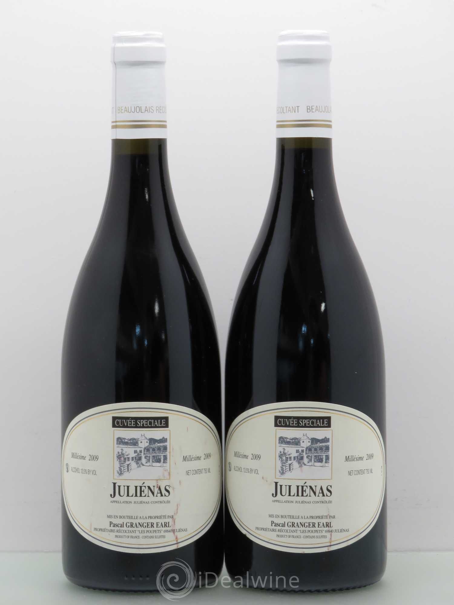 Juliénas Pascal Granger Cuvée spéciale 2009 - Posten von 2 Flaschen - 0
