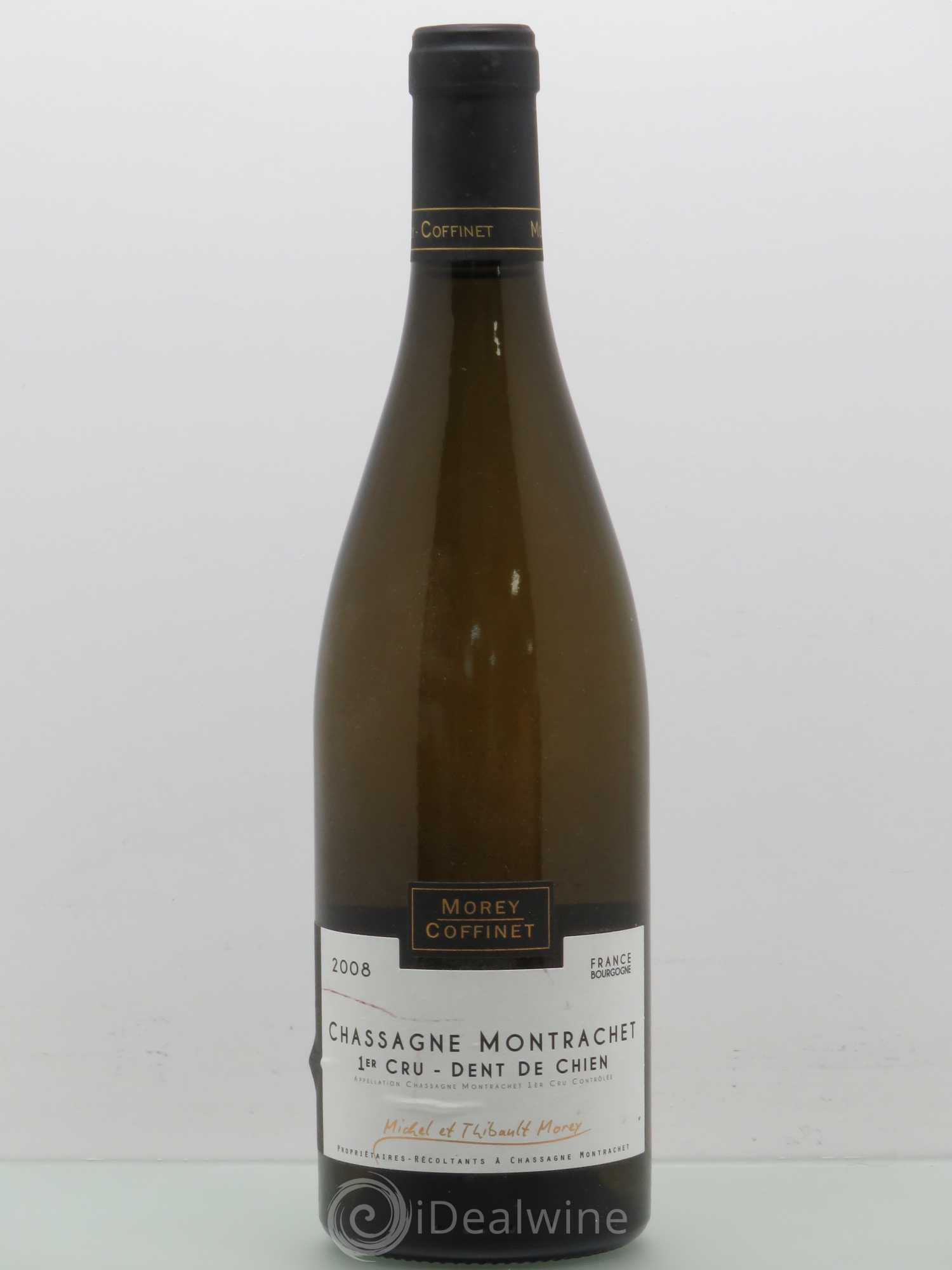 Chassagne-Montrachet 1er Cru Dent de Chien M.Morey 2008 - Posten von 1 Flasche - 0