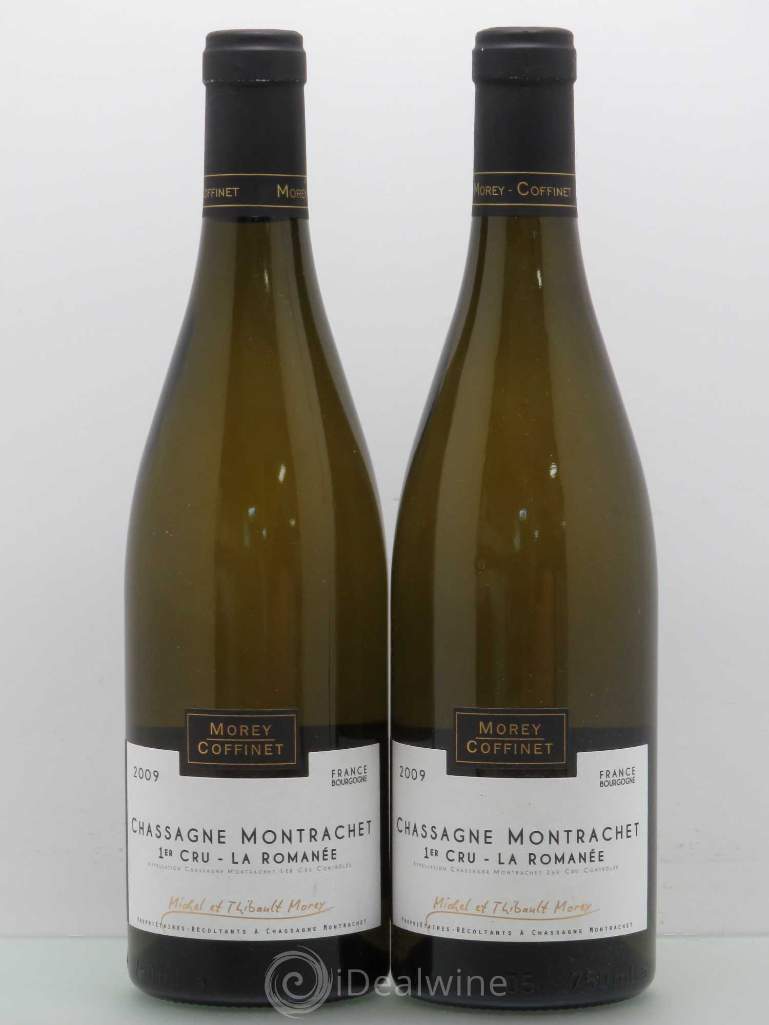 Chassagne-Montrachet 1er Cru M.Morey 2009 - Lot de 2 bouteilles - 0