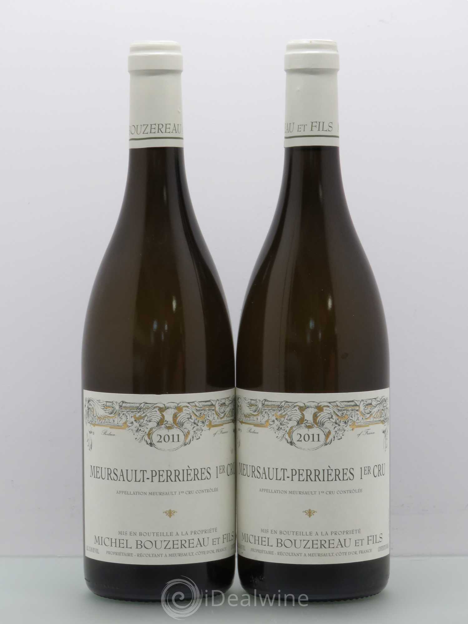 Meursault 1er Cru Perrieres. Bouzereau 2011 - Posten von 2 Flaschen - 0