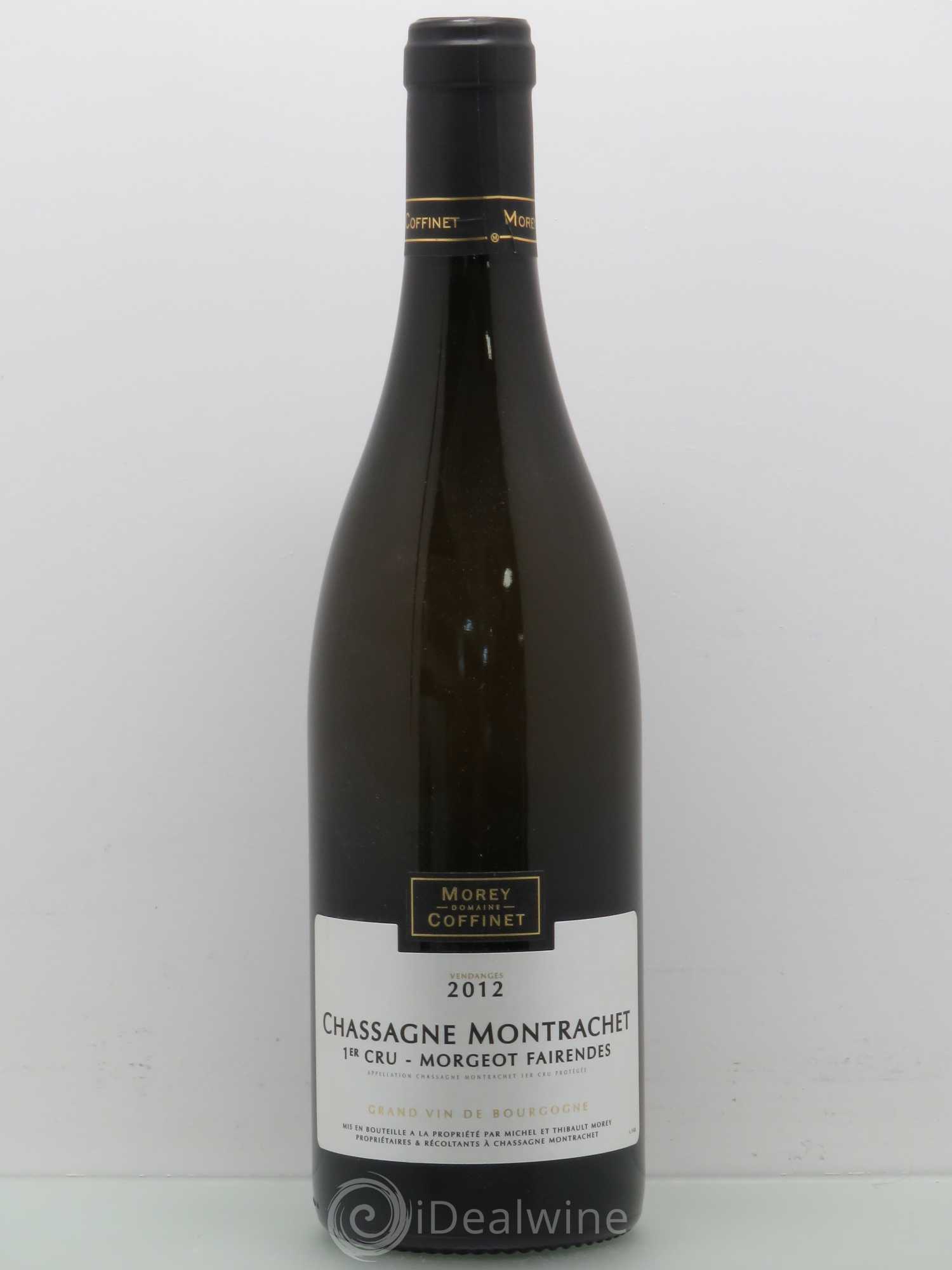 Chassagne-Montrachet 1er Cru Domaine Morey Coffinet Farendes 2012 - Posten von 1 Flasche - 0