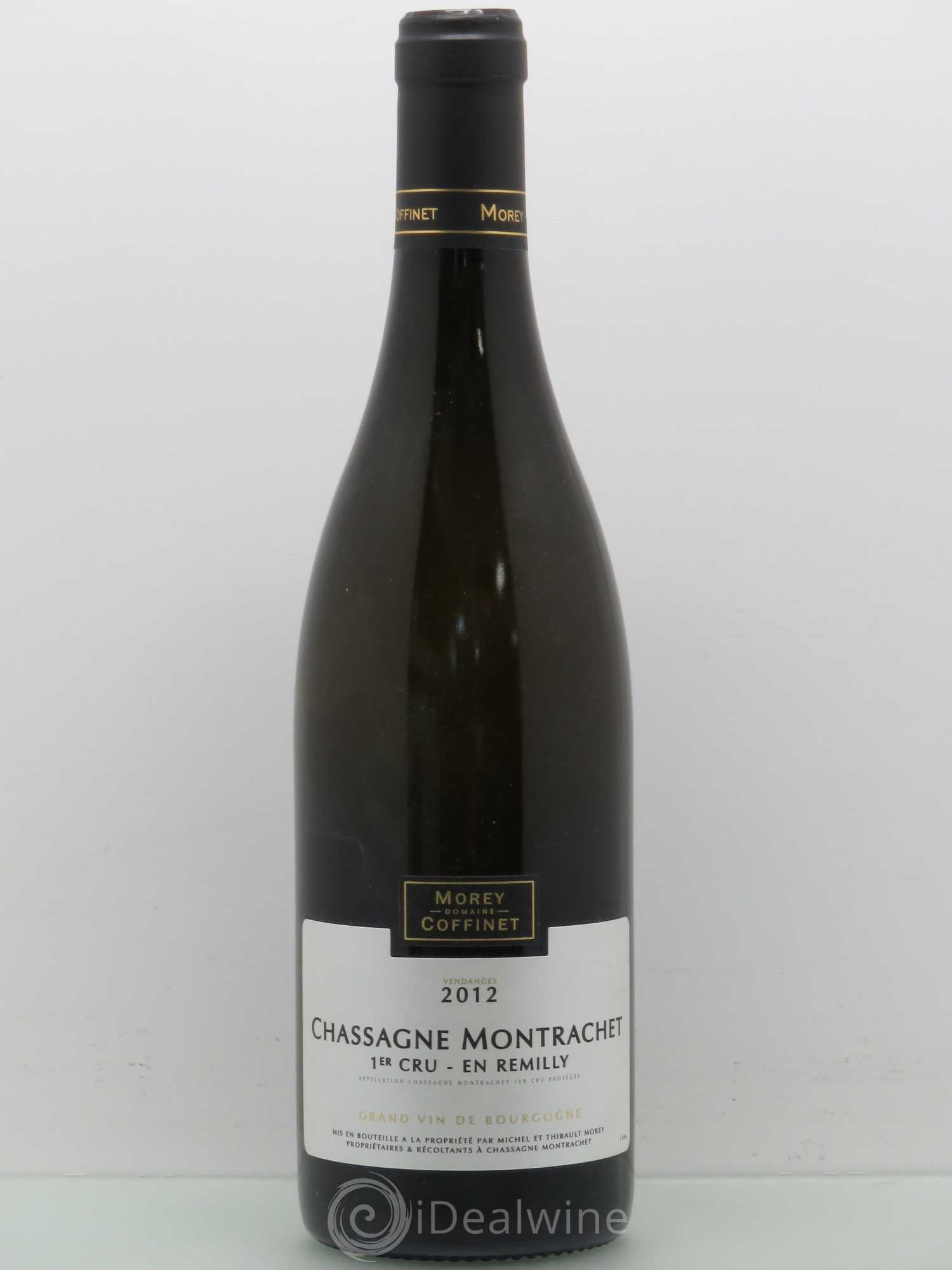 Chassagne-Montrachet 1er Cru Domaine Morey Coffinet Remilly 2012 - Lot de 1 bouteille - 0