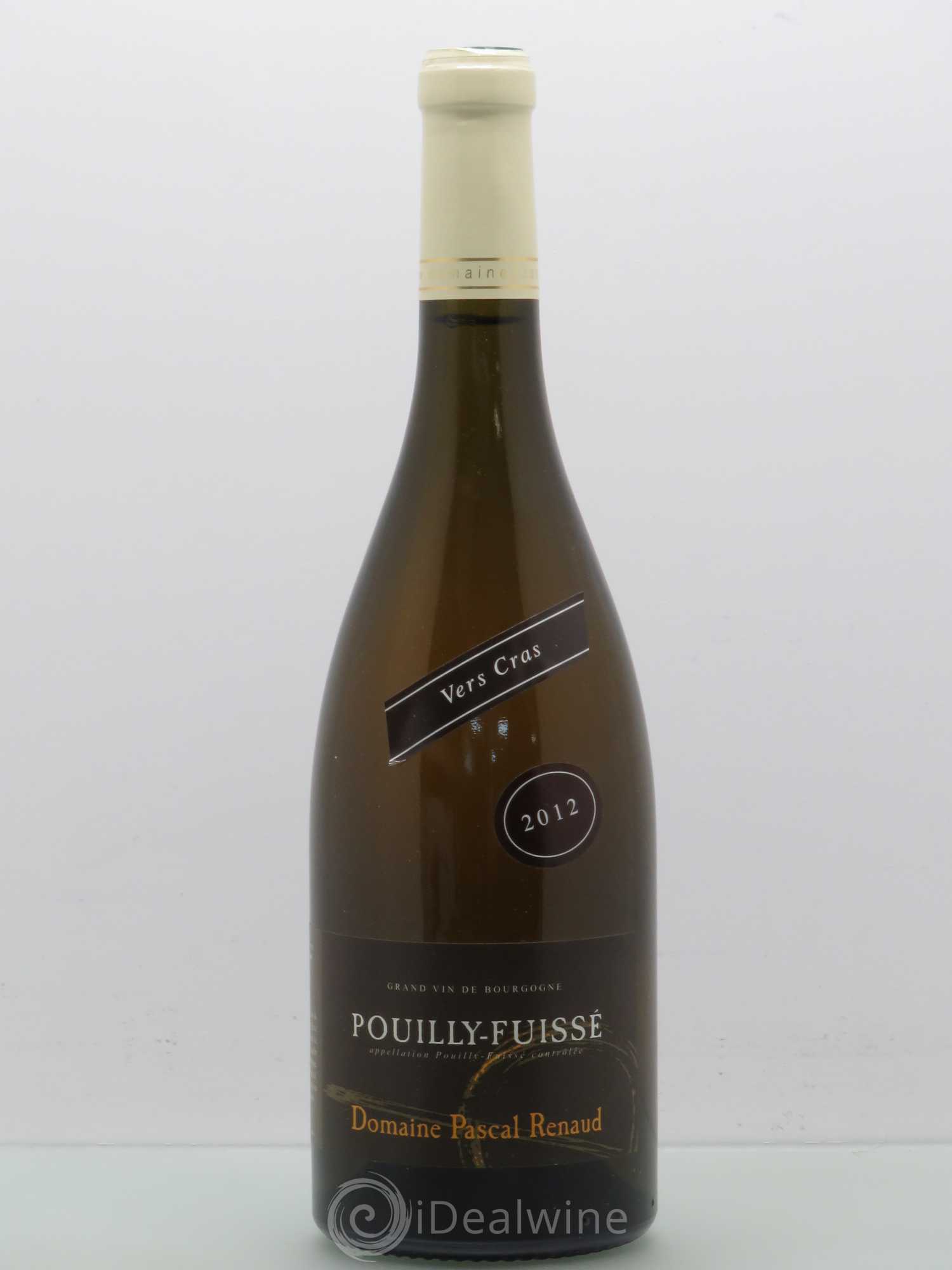 Pouilly-Fuissé Pascal Renaud vers Cras 2012 - Posten von 1 Flasche - 0