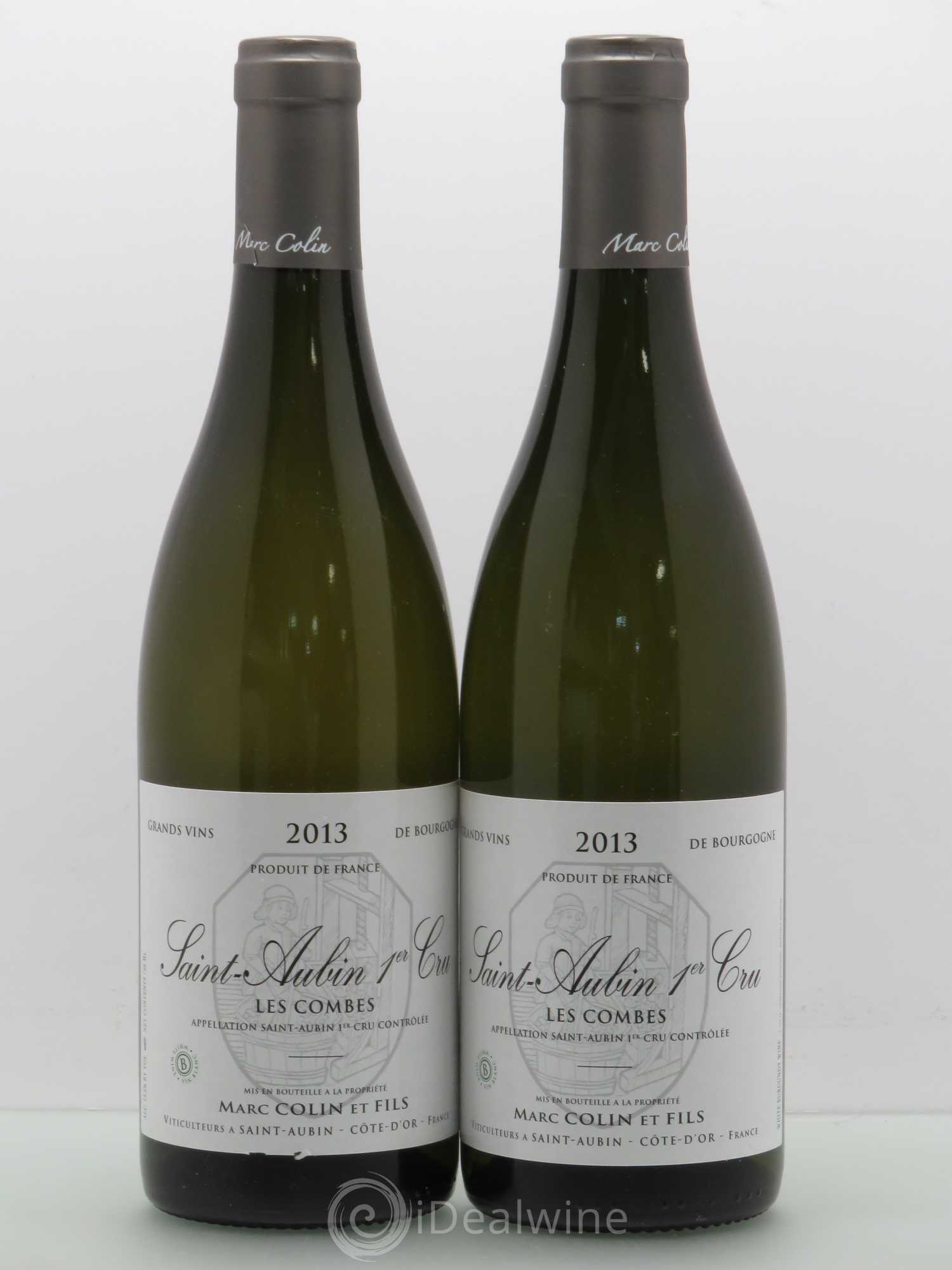 Saint-Aubin 1er Cru Marc Colin Combes 2013 - Lot de 2 bouteilles - 0